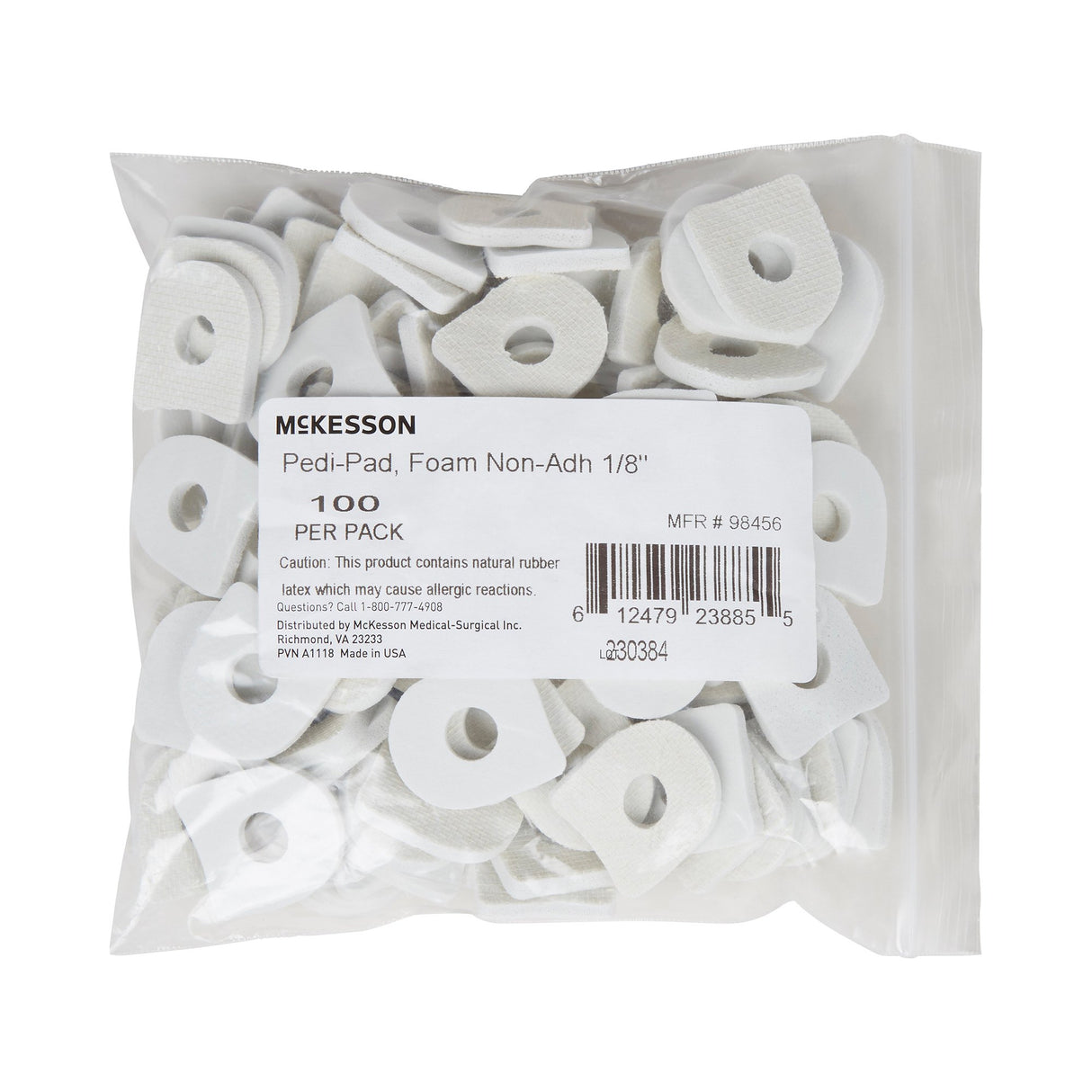 Corn Pad McKesson One Size Fits Most Non-Adhesive Foot - BeHope