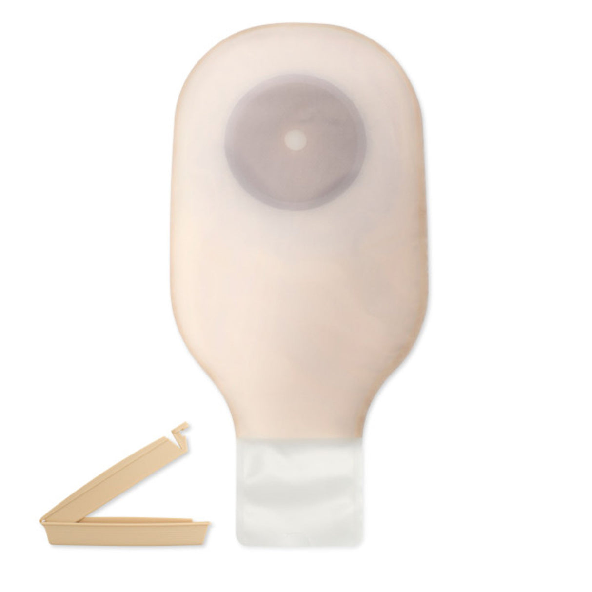 Ostomy Pouch Premier™ One-Piece System 12 Inch Length Convex, Trim to Fit Drainable - BeHope