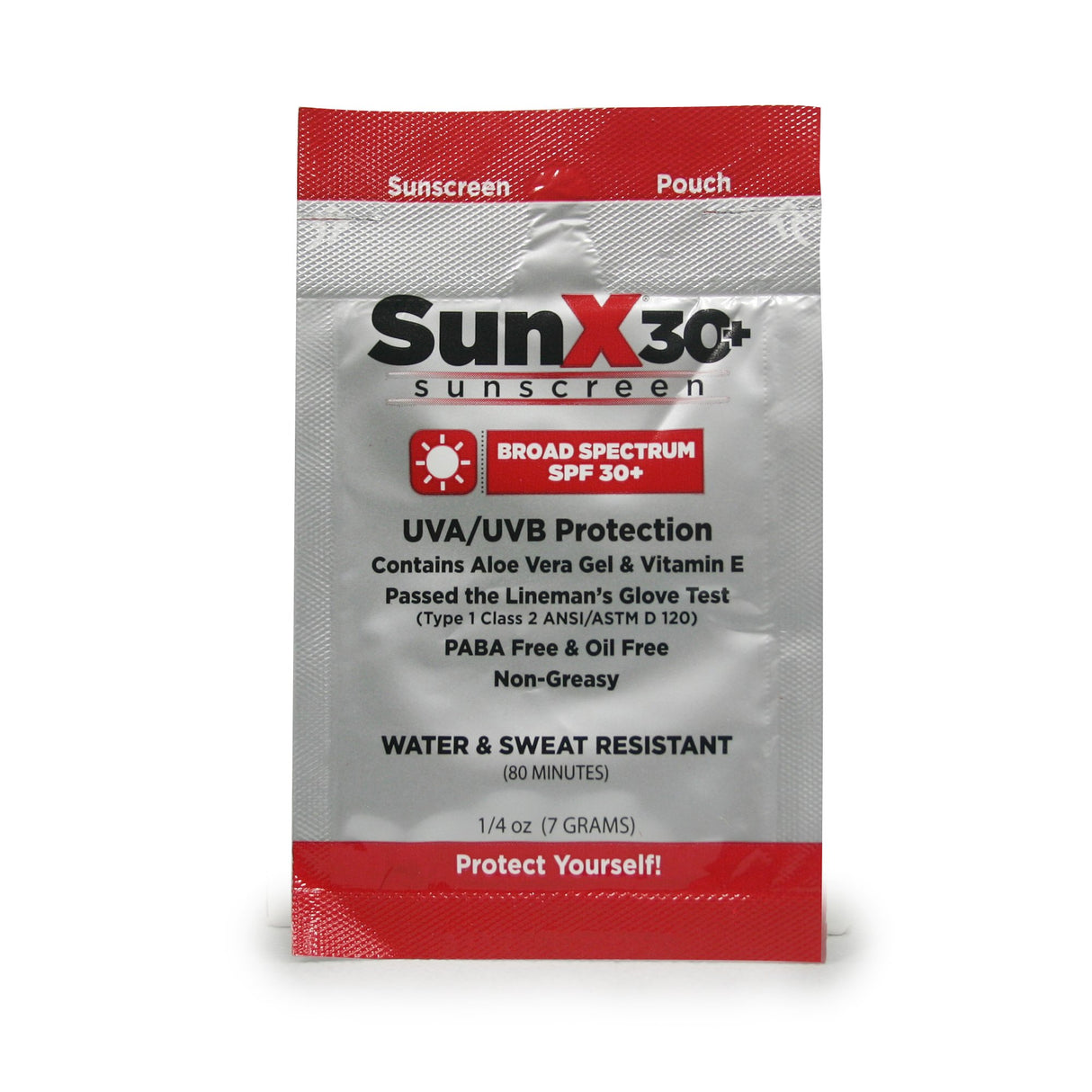 Sunscreen with Dispenser Box SunX® 30+ SPF 30 Lotion 1.25 oz. Individual Packet - BeHope