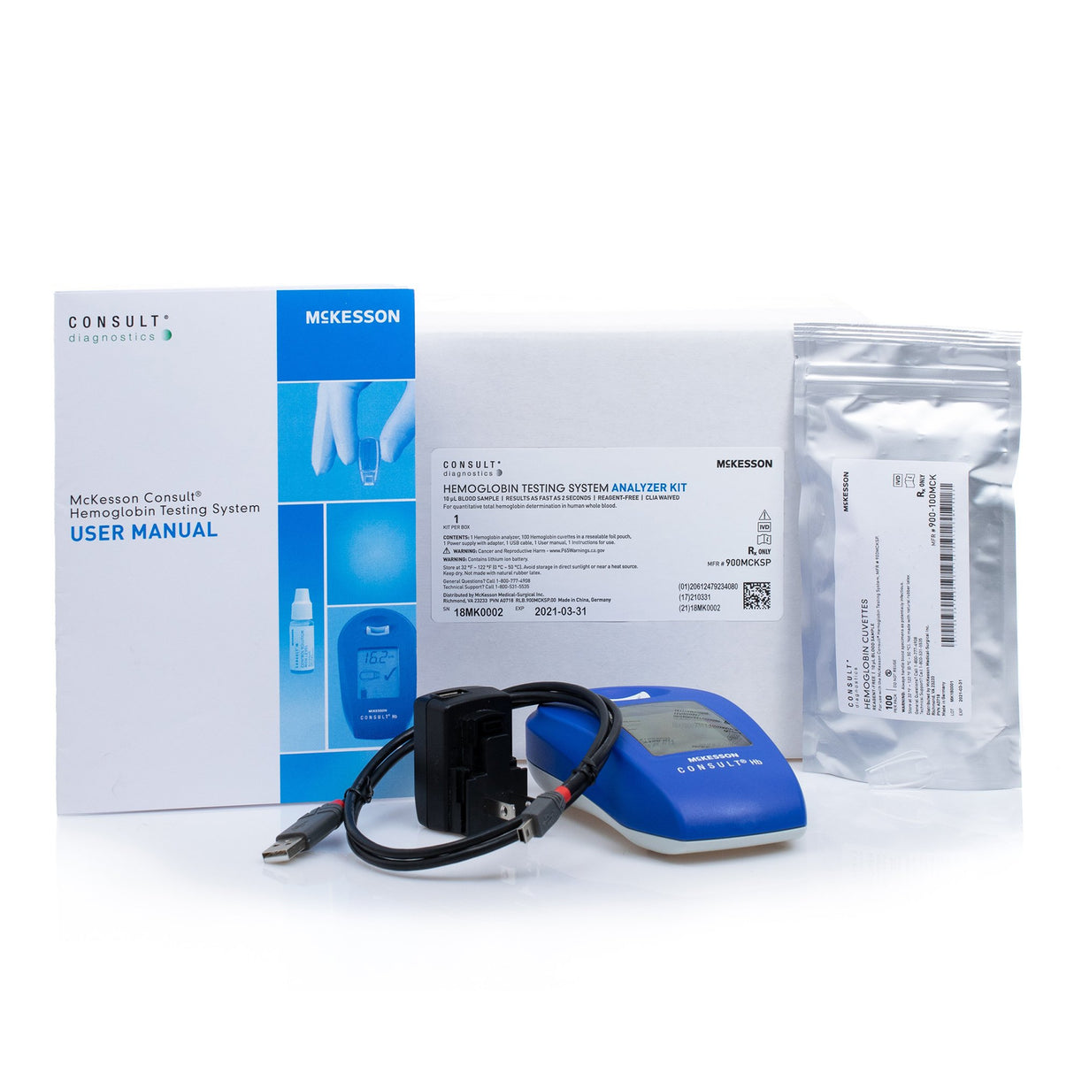 Hemoglobin Testing System McKesson Consult™ Hb CLIA Waived - BeHope
