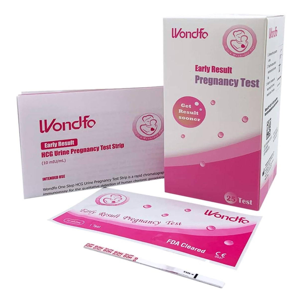 Reproductive Health Test Kit Preview® hCG Pregnancy Test 25 Tests CLIA Waived - BeHope