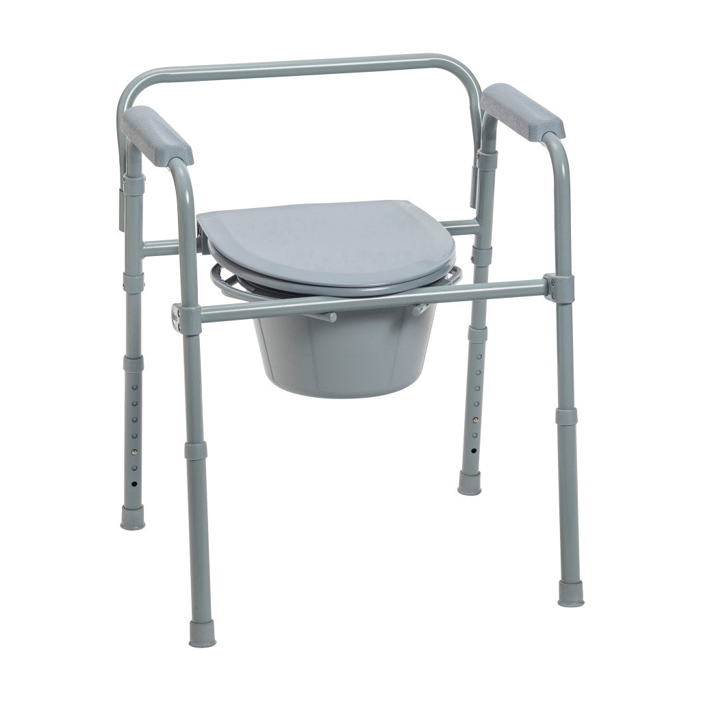 Folding Steel Commode - BeHope