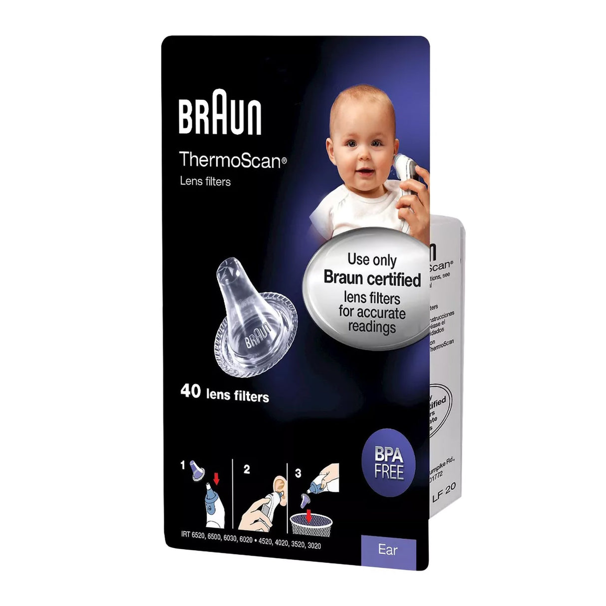 Lens Filter Braun Thermoscan 60 Pack For Ear Thermometer - BeHope