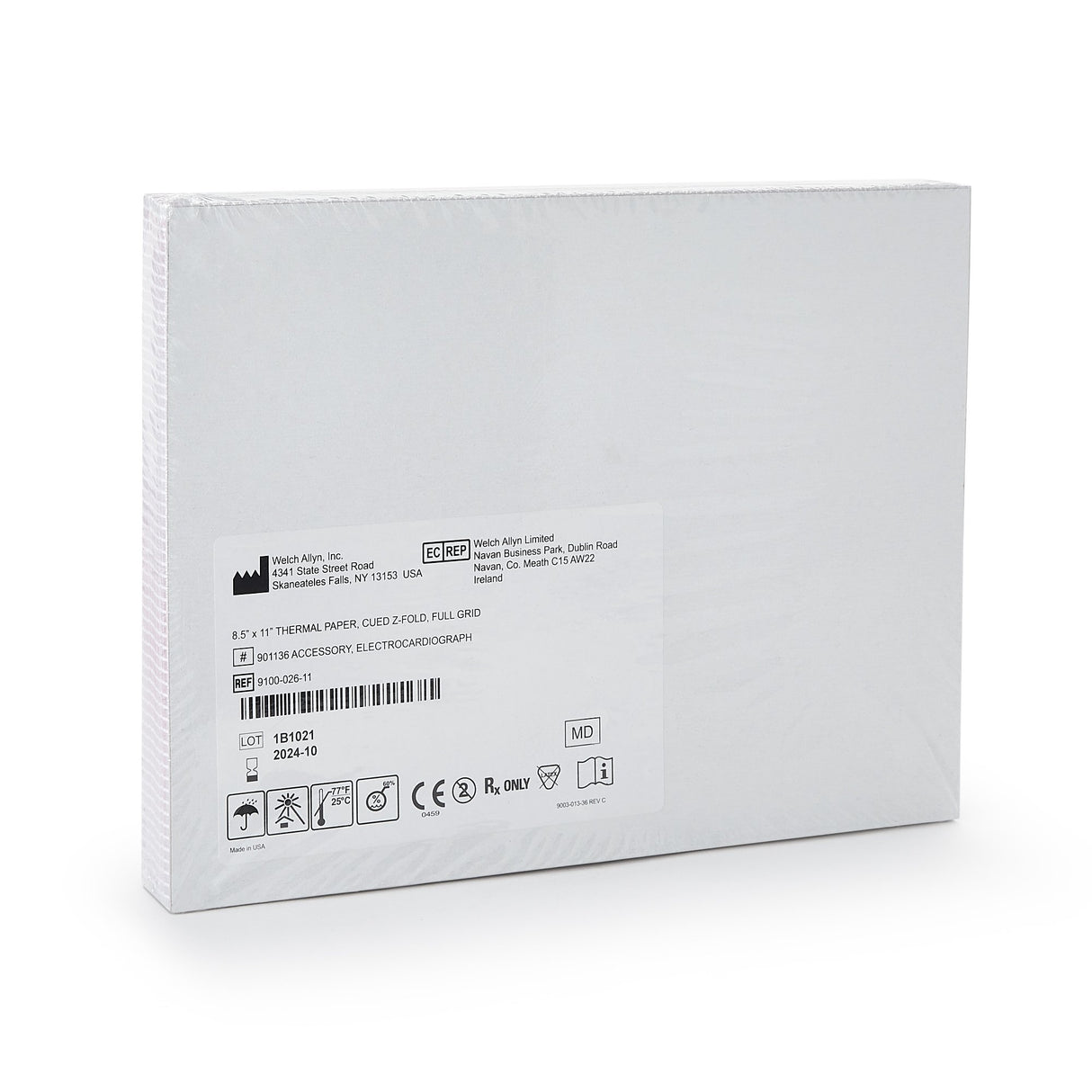 High Quality Recording Chart Paper Z-fold Red Grid - BeHope