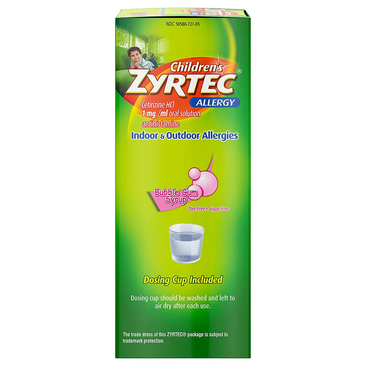 Children's Allergy Relief Children's Zyrtec 1 mg / 1 mL Strength Syrup 4 oz. - BeHope