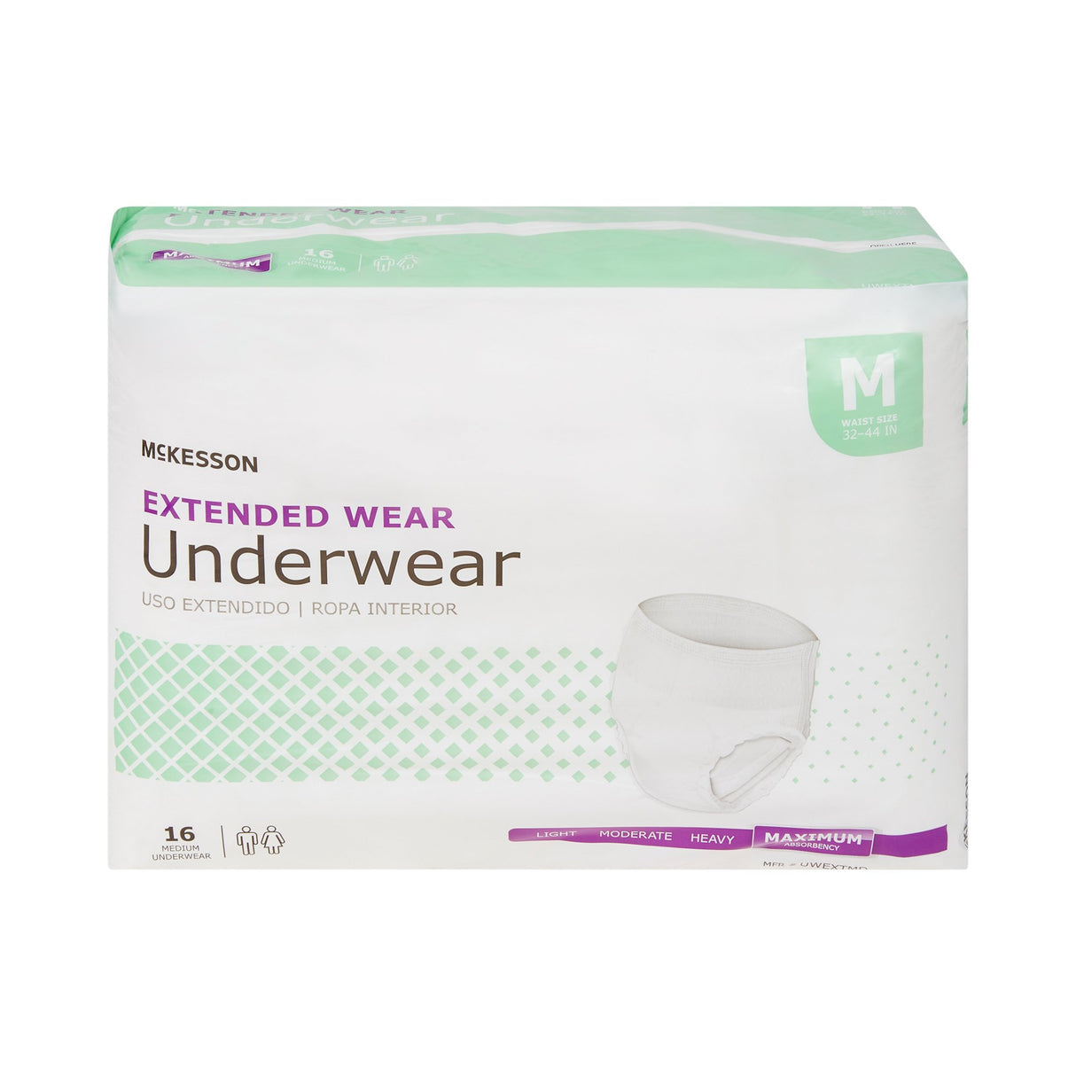 Absorbent Underwear McKesson Pull On with Tear Away Seams Adult Medium Unisex Disposable Heavy Absorbency - BeHope