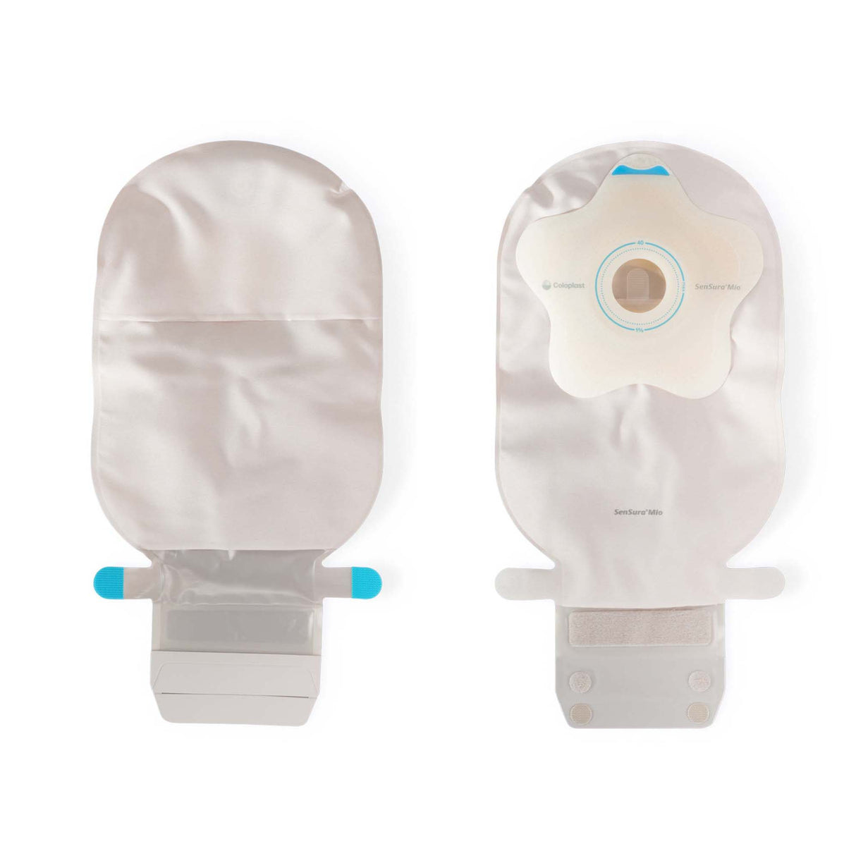 Ostomy Pouch SenSura® Mio Concave One-Piece System 11 Inch Length, Maxi Convex, Pre-Cut 1-3/16 Inch Stoma Drainable - BeHope