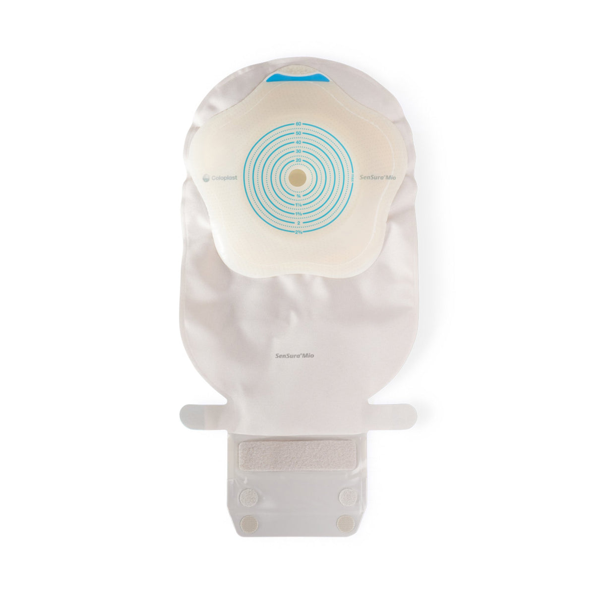 Ostomy Pouch SenSura® Mio Concave One-Piece System 11 Inch Length, Maxi Convex, Trim to Fit 3/8 to 2-3/8 Inch Stoma Drainable - BeHope