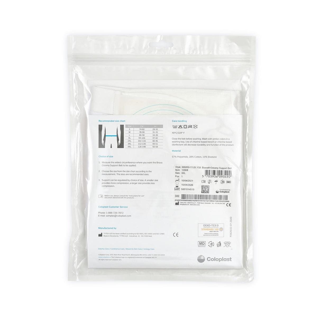 Ostomy Support Belt Brava® - BeHope