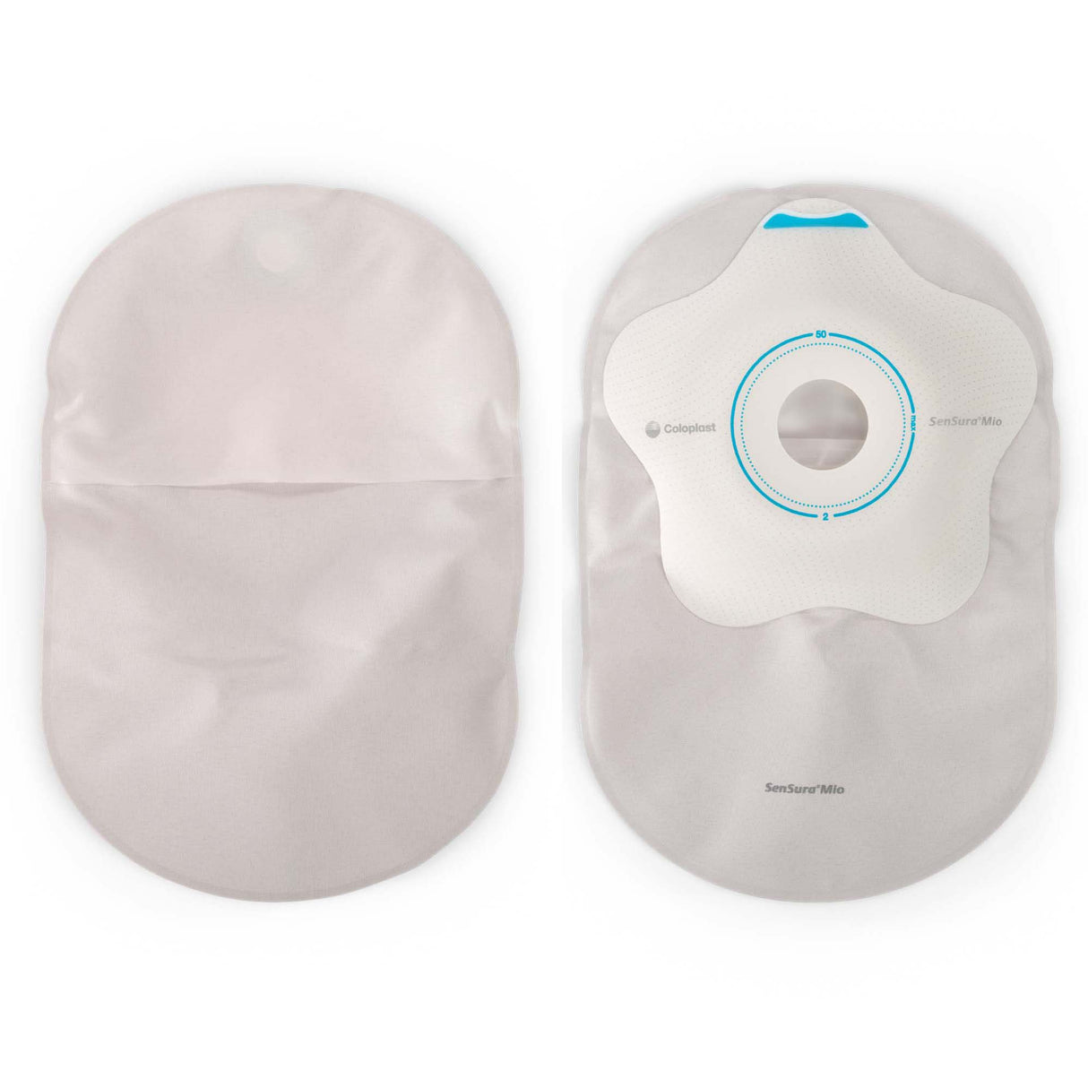 Ostomy Pouch SenSura® Mio Concave One-Piece System 8-1/2 Inch Length, Maxi Concave, Pre-Cut 1-9/16 Inch Stoma Closed End - BeHope