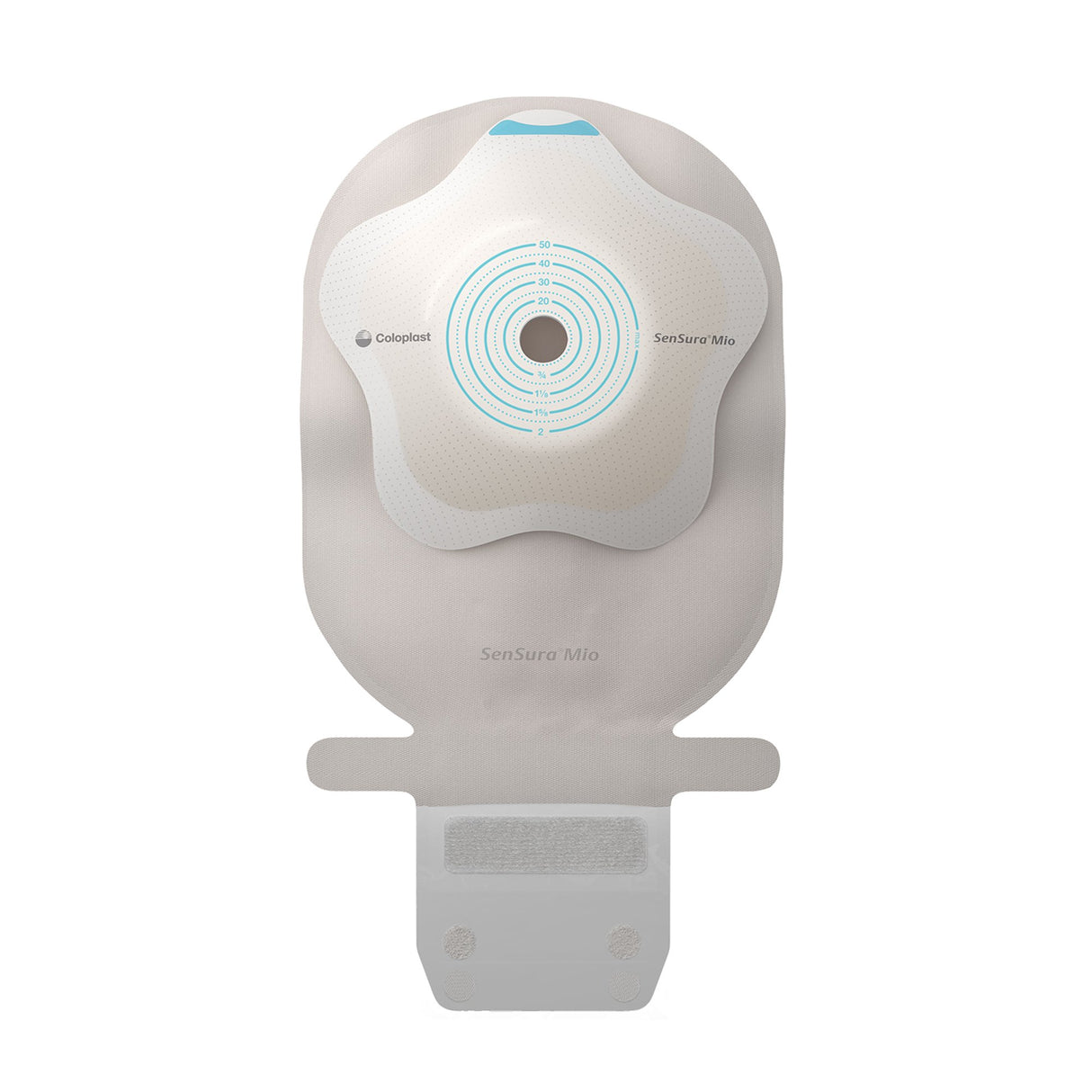 Ostomy Pouch SenSura® Mio Convex One-Piece System 11 Inch Length, Maxi Convex, Pre-Cut 1 Inch Stoma Drainable - BeHope