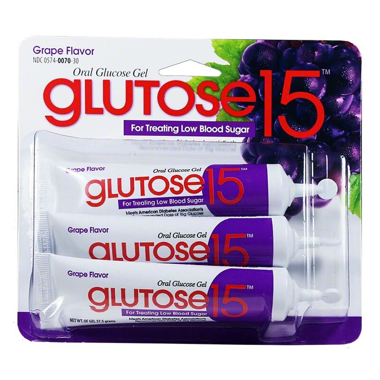 Glucose Gel Glutose 15™ Rapid Response Hypoglycemia - BeHope