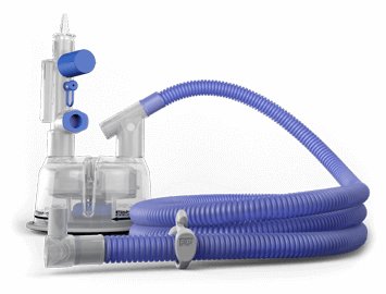 Optiflow™ Junior Ventilator Circuit Expandable Tube 69 Inch Tube Pediatric Without Breathing Bag Single Patient Use Heated Circuit - BeHope