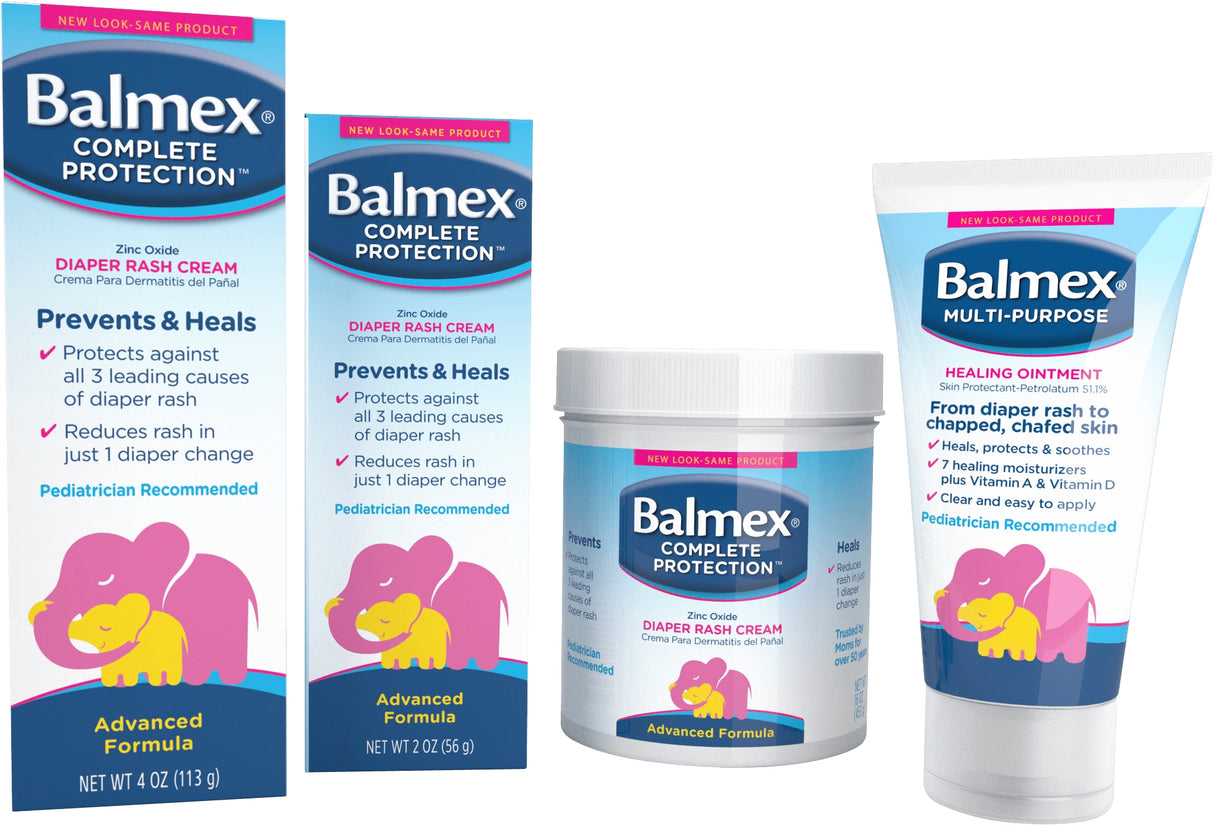 Diaper Rash Treatment Balmex® 16 oz. Jar Balsam Scent Cream - BeHope