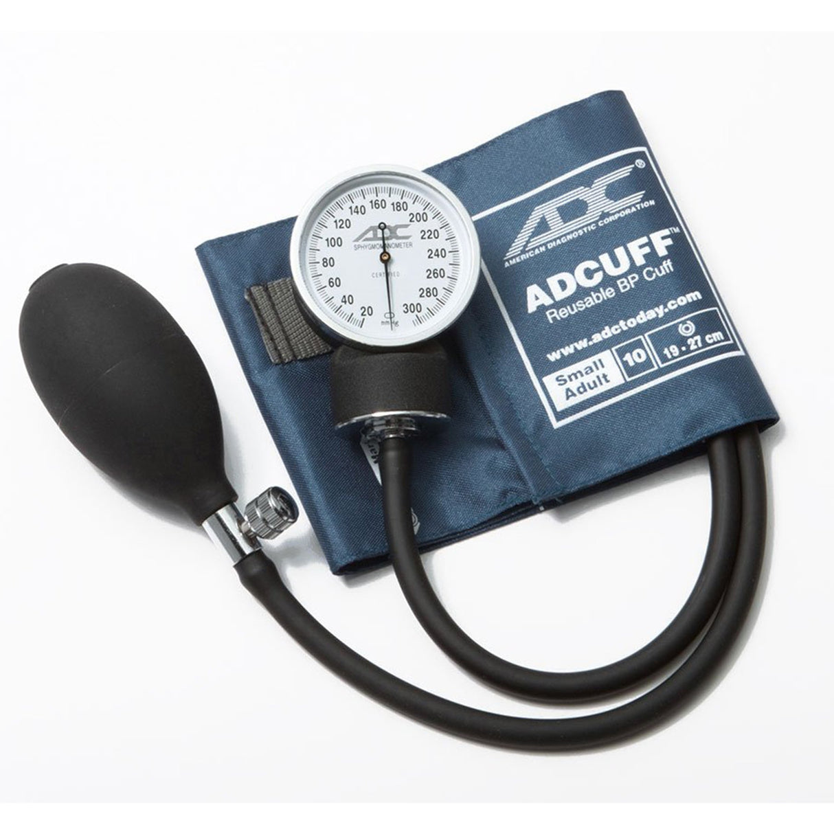 Aneroid Sphygmomanometer Prosphyg™ 760 Black Enamel Manometer Nylon Cuff Pocket Aneroid - BeHope