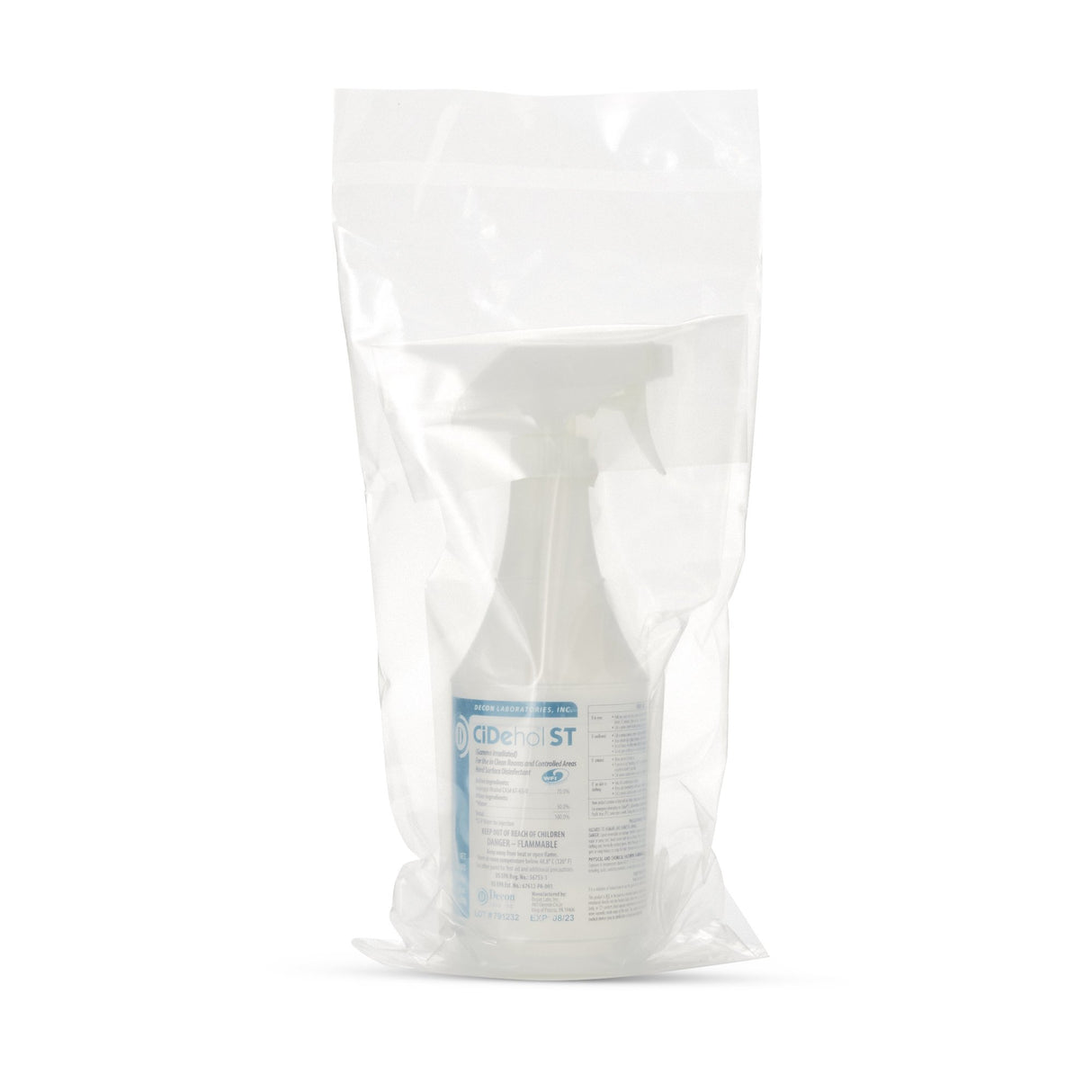 Sterile Surface Disinfectant Cleaner Cidehol® St Isopropyl Alcohol Solution for Cleanrooms - BeHope