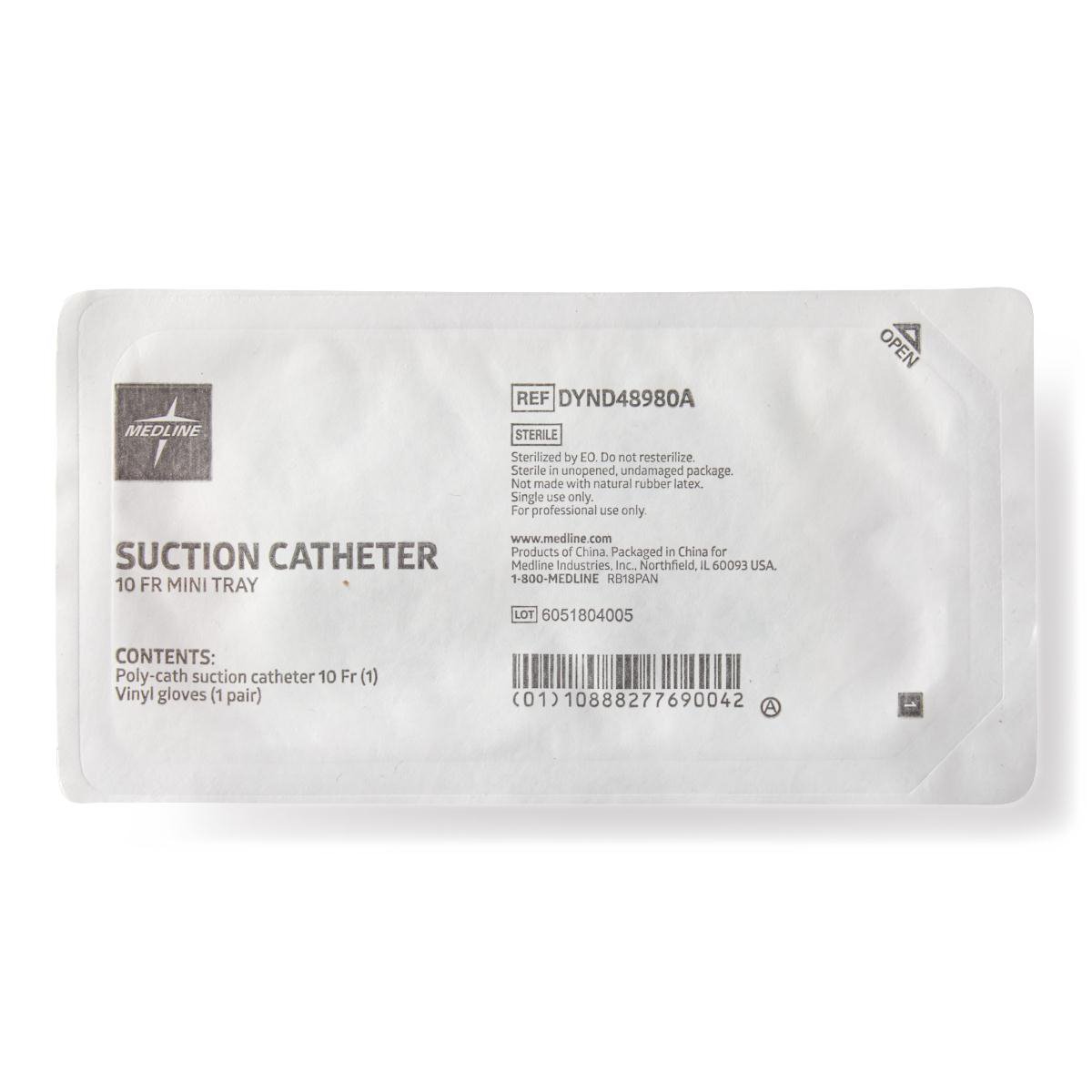 Suction Catheter Kit Medline 10 Fr. Whistle Tip - BeHope