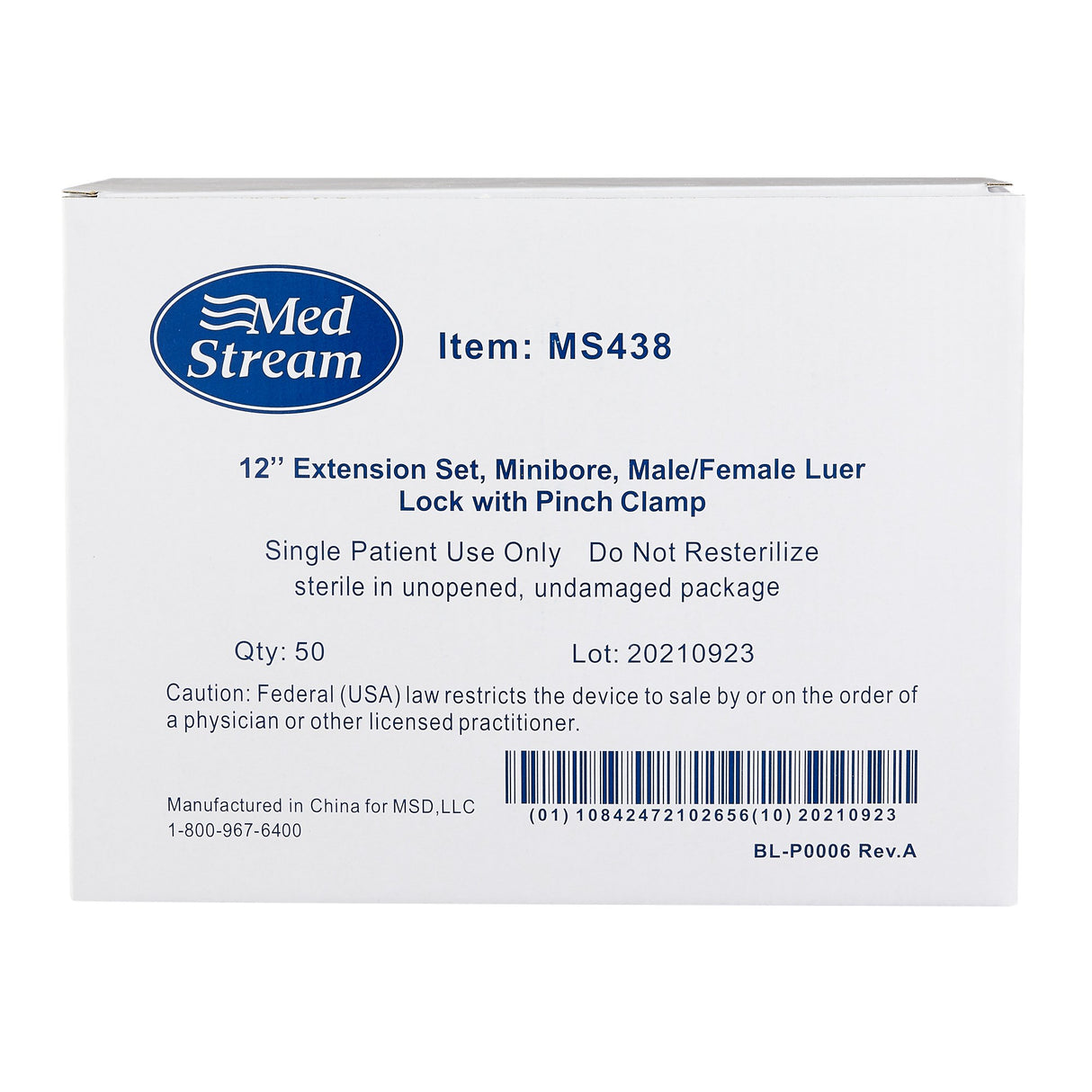 Mckesson IV Extension Set Without Filter for Efficient Fluid Delivery - BeHope
