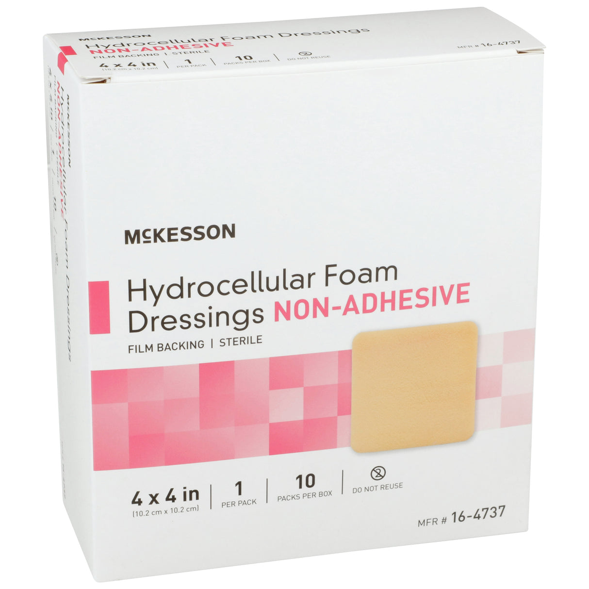 Foam Dressing Mckesson Film Backing for Acute Chronic Wounds Sterile - BeHope