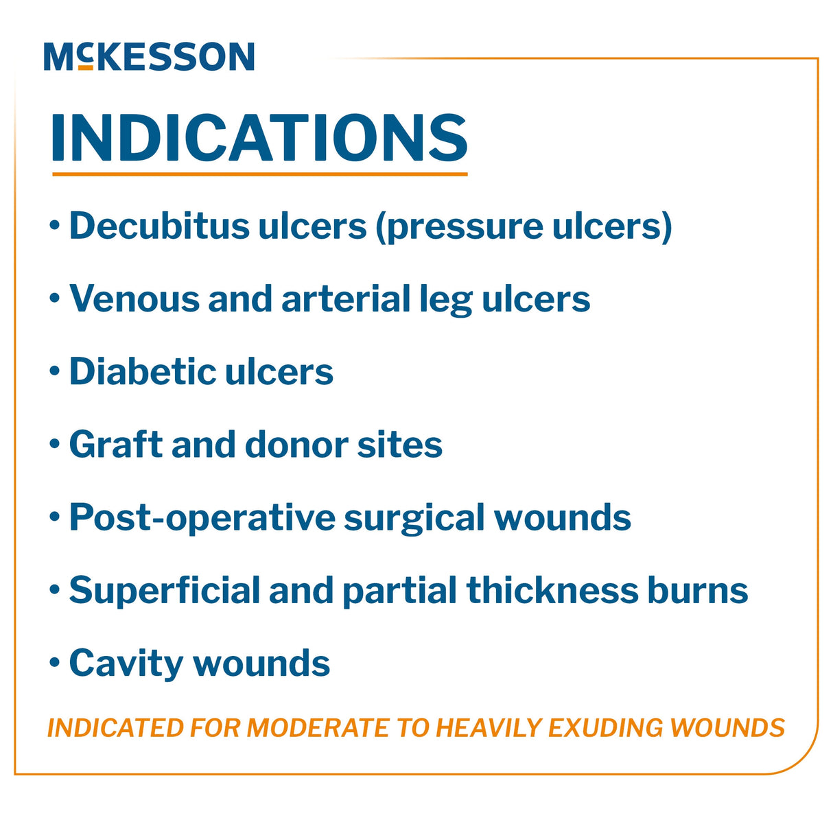 Gelling Fiber Wound Dressing McKesson 6 X 6 Inch Square Sterile - BeHope
