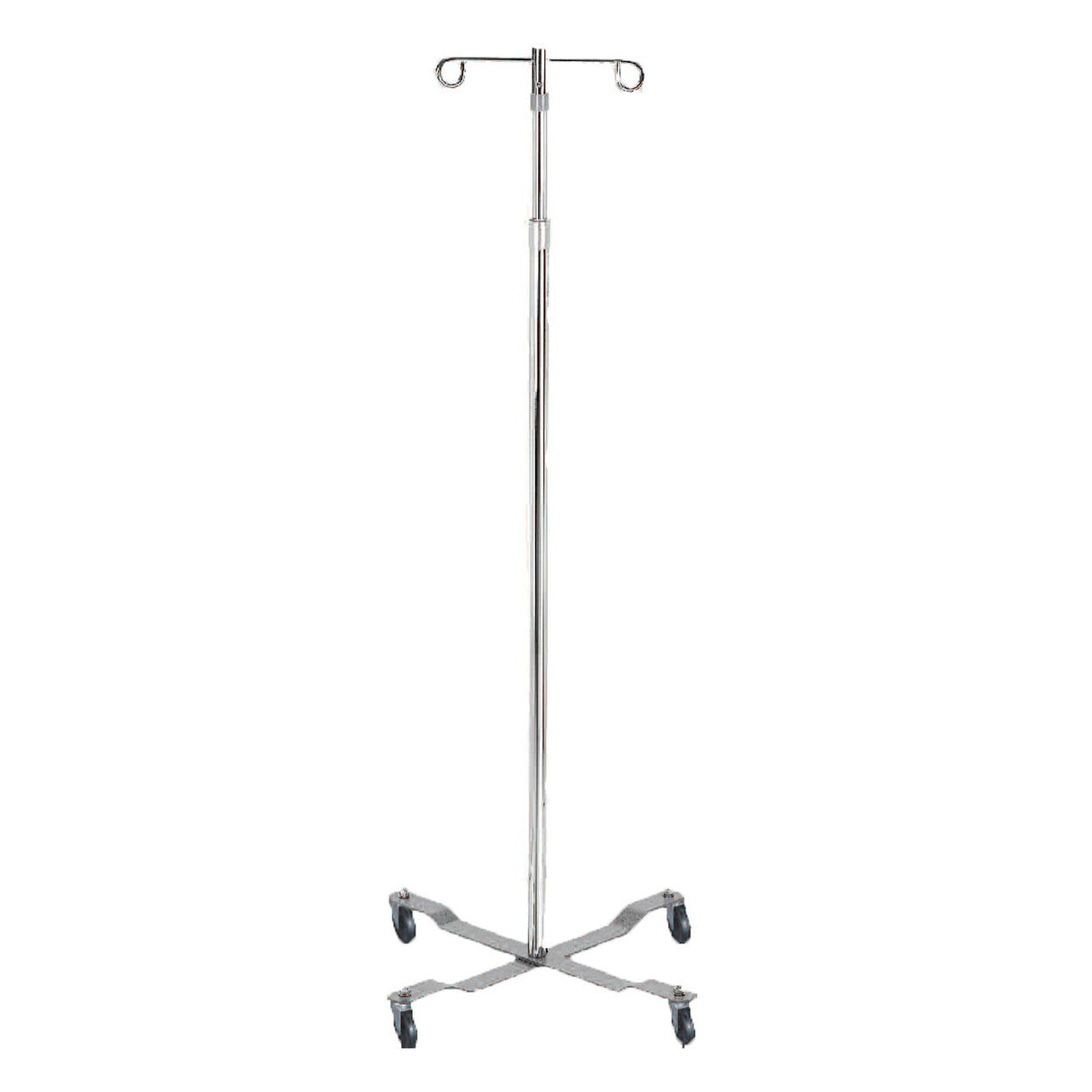 IV Stand Floor Stand 2 Hooks 4 Legs with Casters - BeHope