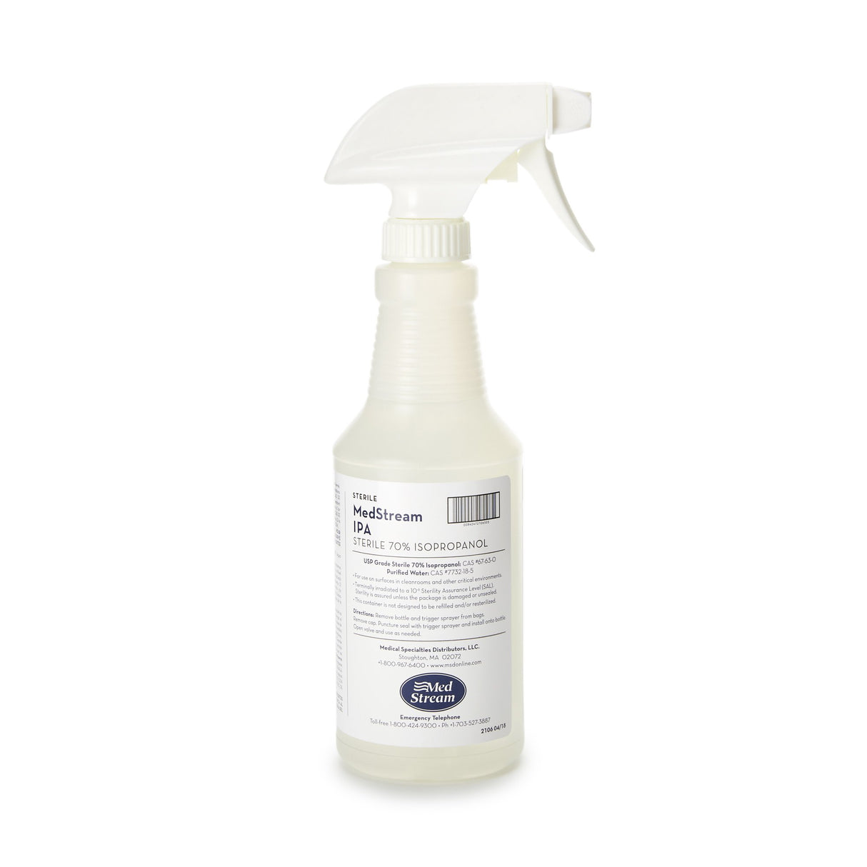 Surface Disinfectant Cleaner McKesson Alcohol Based Trigger Spray Liquid 16 oz. Bottle Alcohol Scent Sterile - BeHope