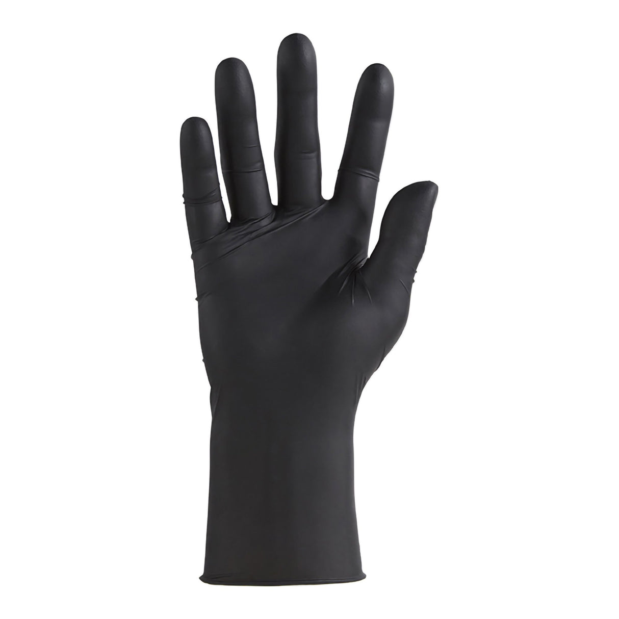 Exam Glove CareStock™ Small NonSterile Nitrile Standard Cuff Length Fully Textured Black Not Rated - BeHope