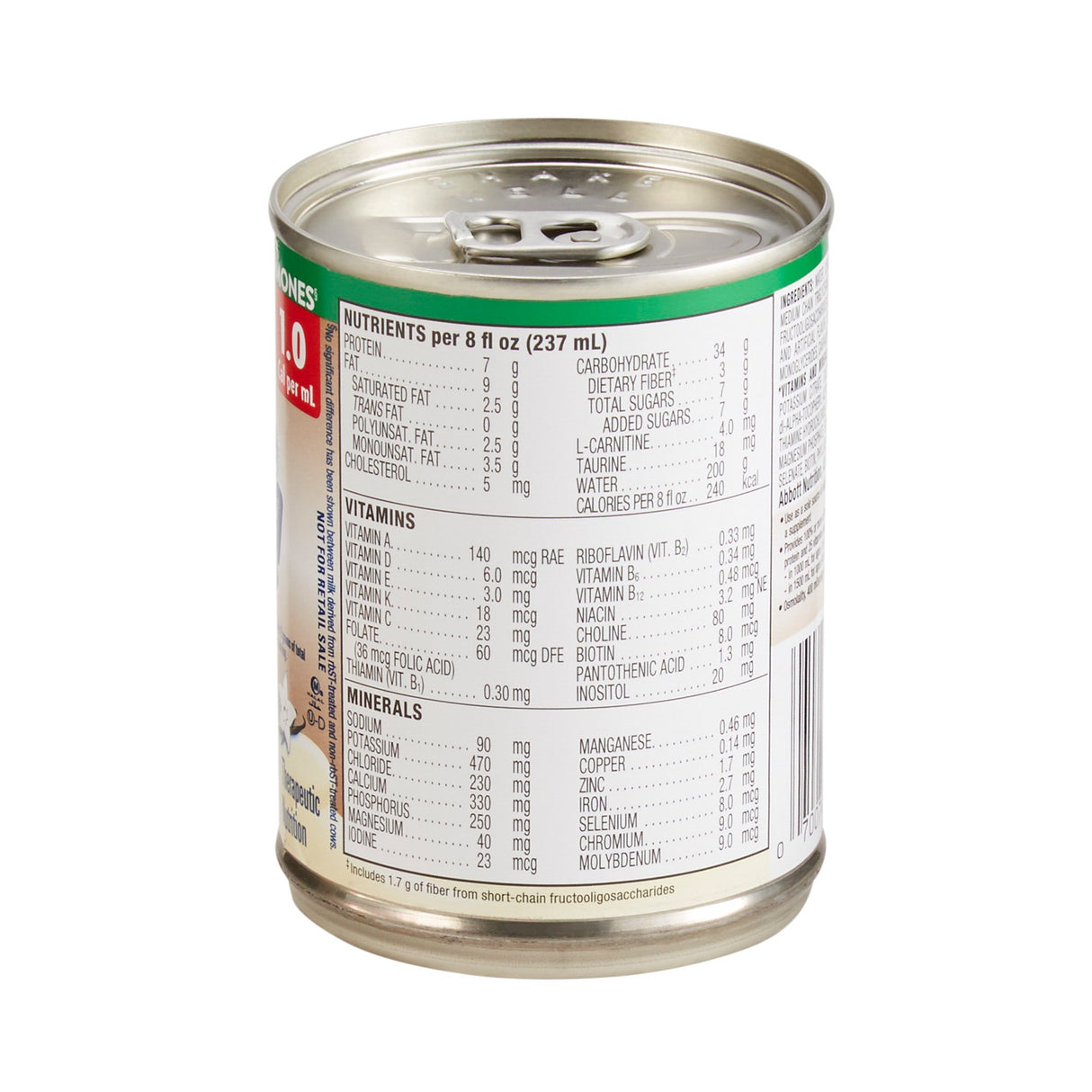 Pediatric Tube Feeding Formula PediaSure® 1.0 Cal with Fiber Vanilla Flavor 8 oz. Can Liquid Fiber - BeHope