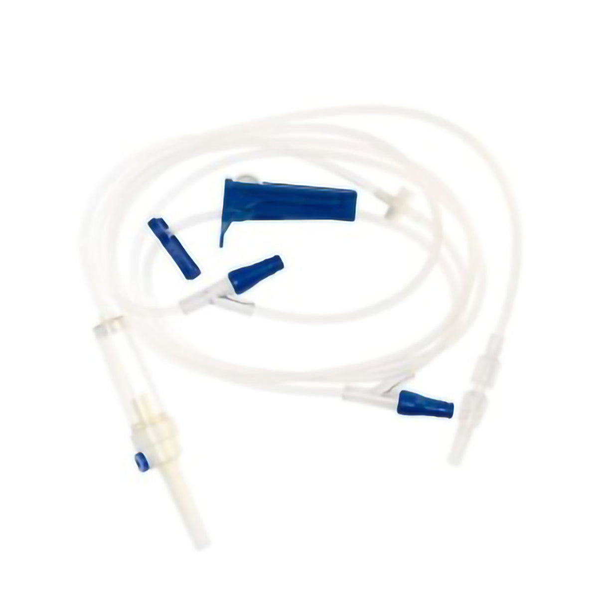 IV Pump Set TrueCare™ Pump 2 Ports 10 Drops / mL Drip Rate Without Filter 97 Inch Tubing Solution - BeHope