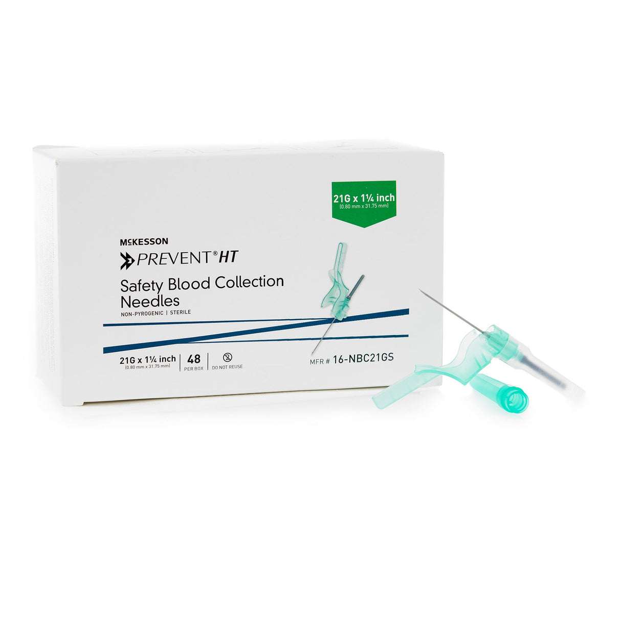 Mckesson Prevent® HT Safety Engineered Multi Sample Blood Collection Needle - BeHope