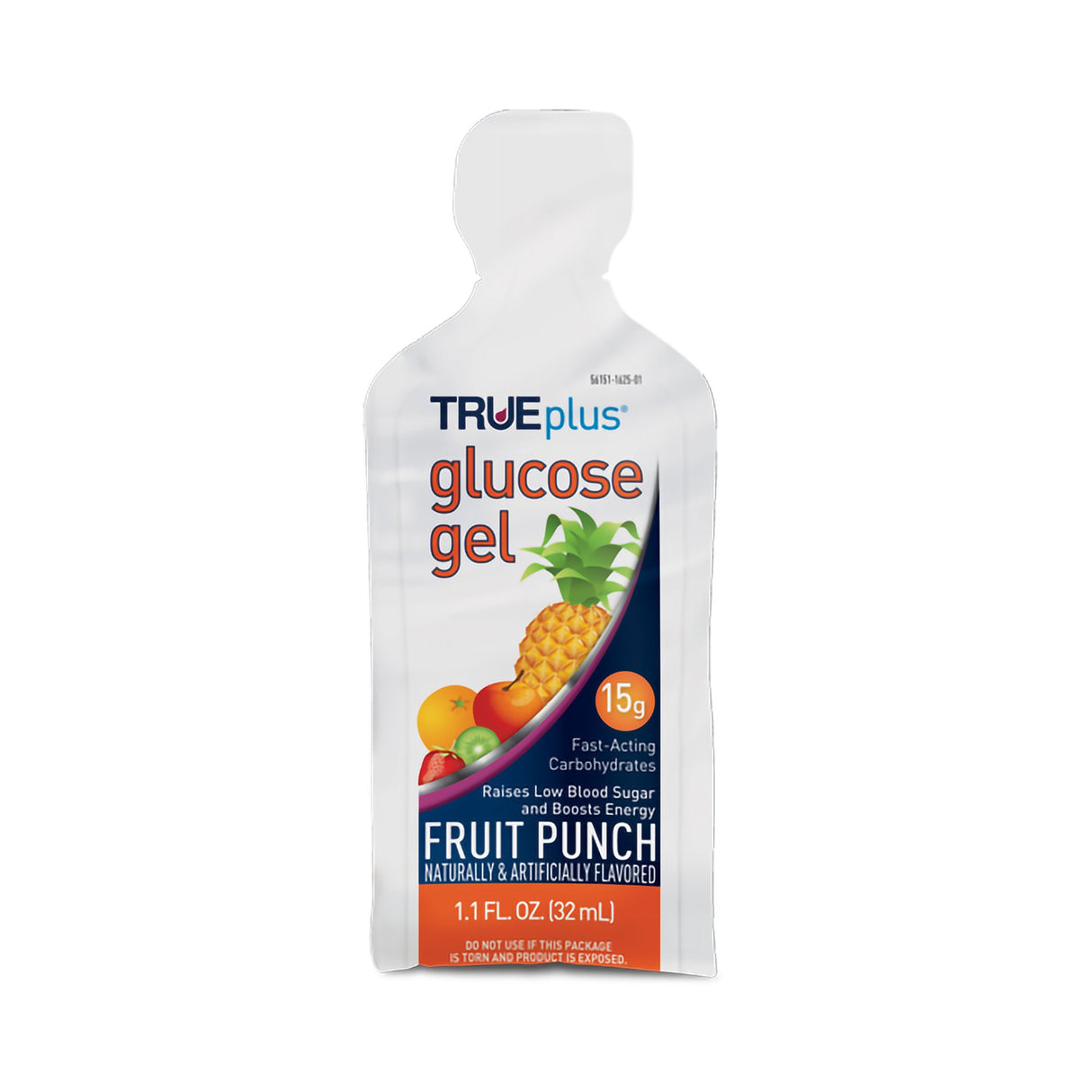 Glucose Supplement TRUEplus™ 1.1 oz. Gel Fruit Punch Flavor - BeHope