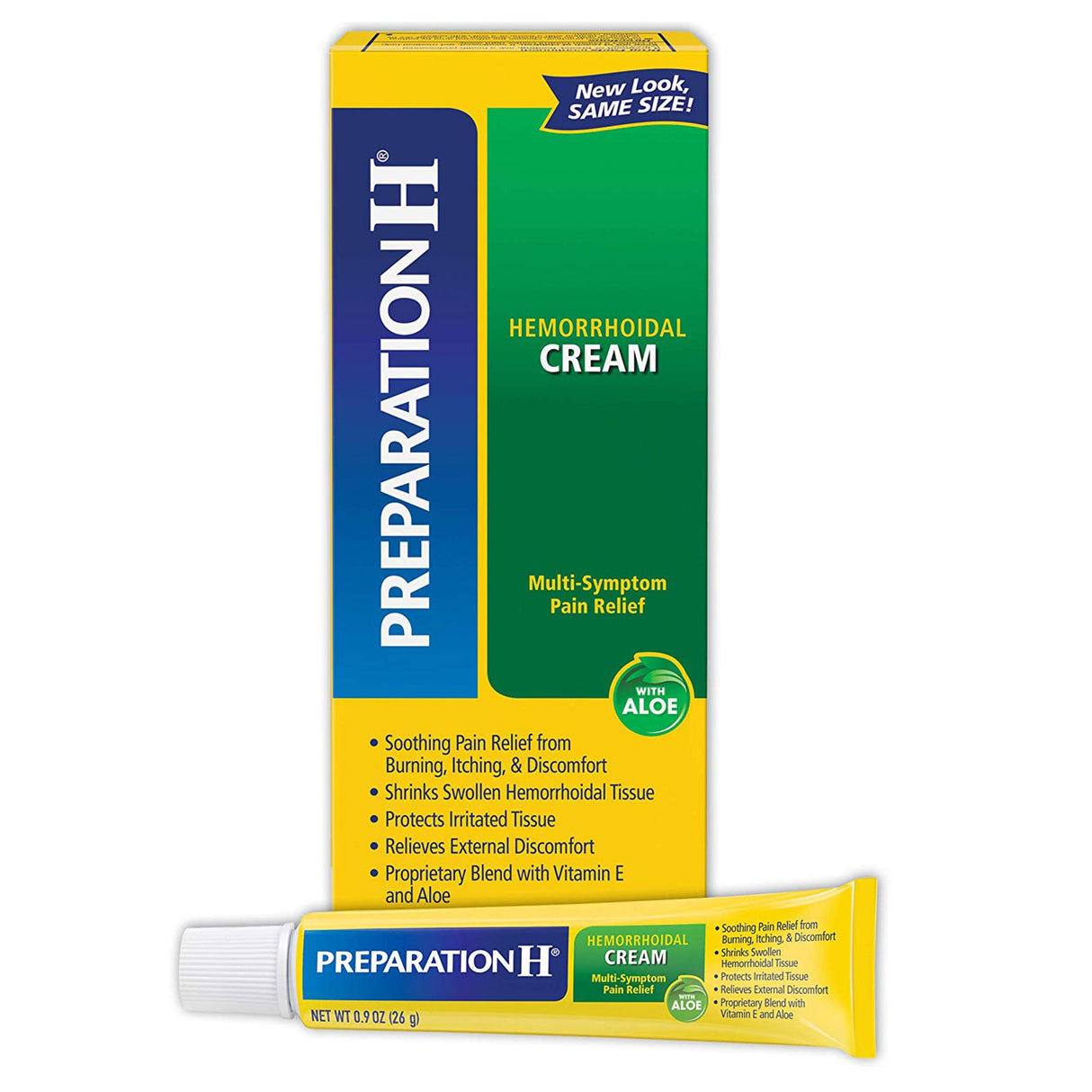 Hemorrhoid Relief Preparation H® Cream 0.9 oz. - BeHope