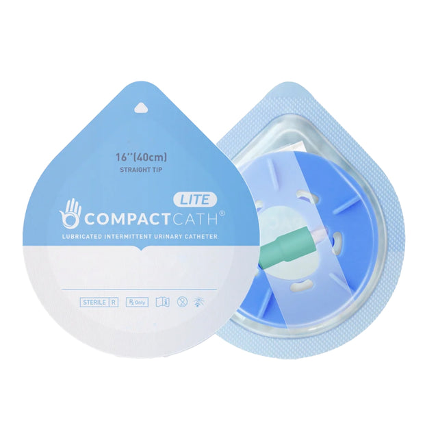 Urethral Catheter Compactcath® Lite Coude Tip Silicone Coated for Smooth Insertion - BeHope