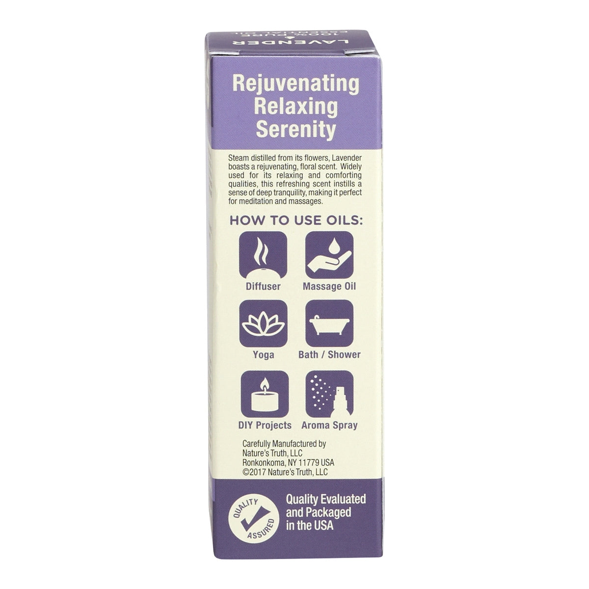 Pure Essential Oil Nature's Truth® Lavender Oil Oil 15 mL - BeHope