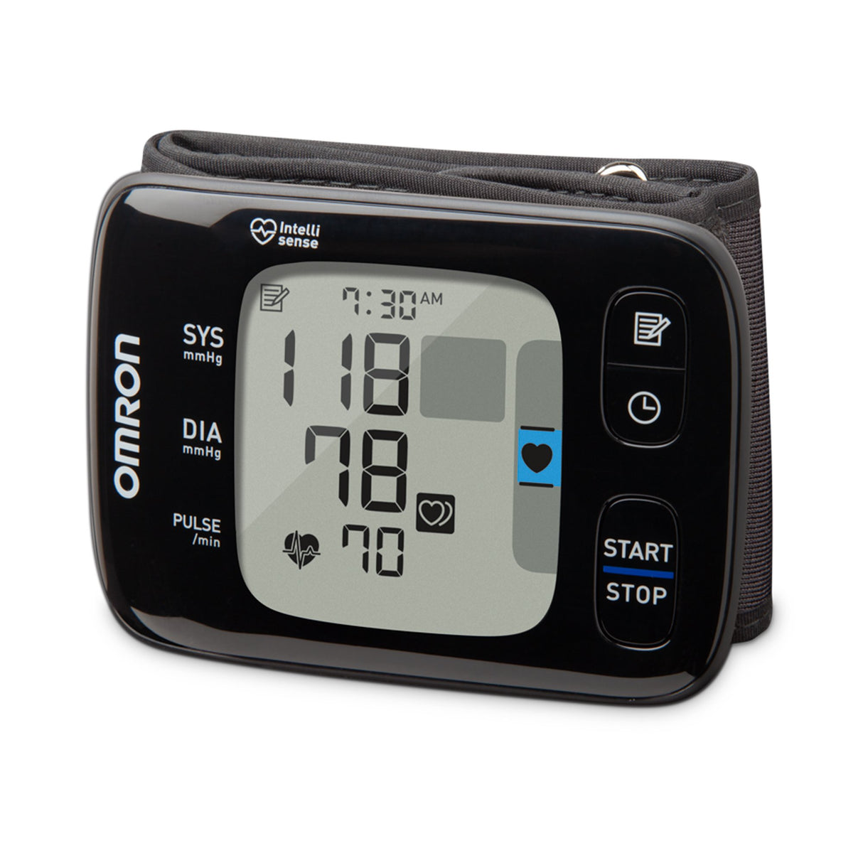 Home Automatic Digital Blood Pressure Monitor Omron®7 Series™ One Size Fits Most Cuff Cloth Fabric Cuff 12 - 20 cm Wrist - BeHope