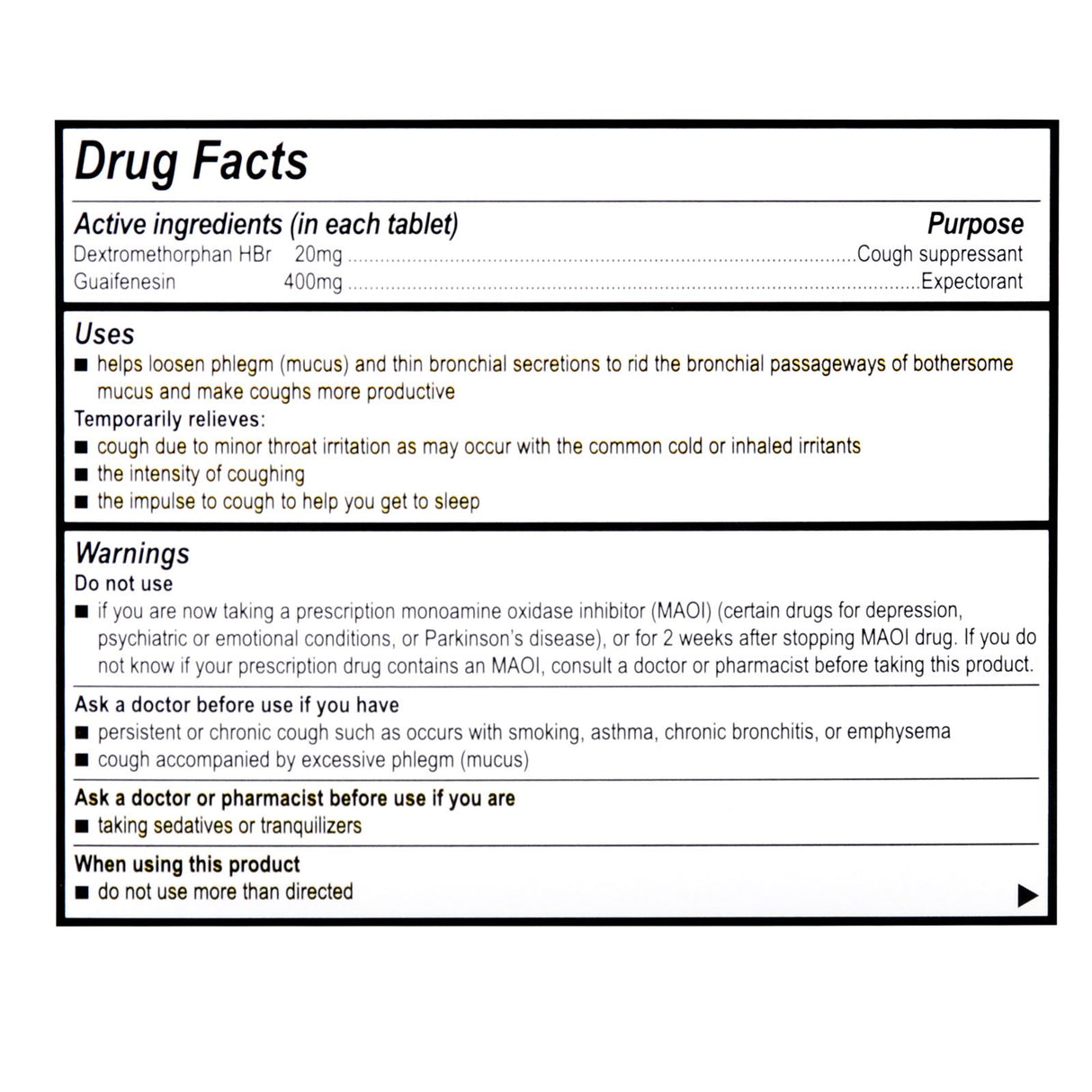 Cold and Cough Relief Tablet - BeHope