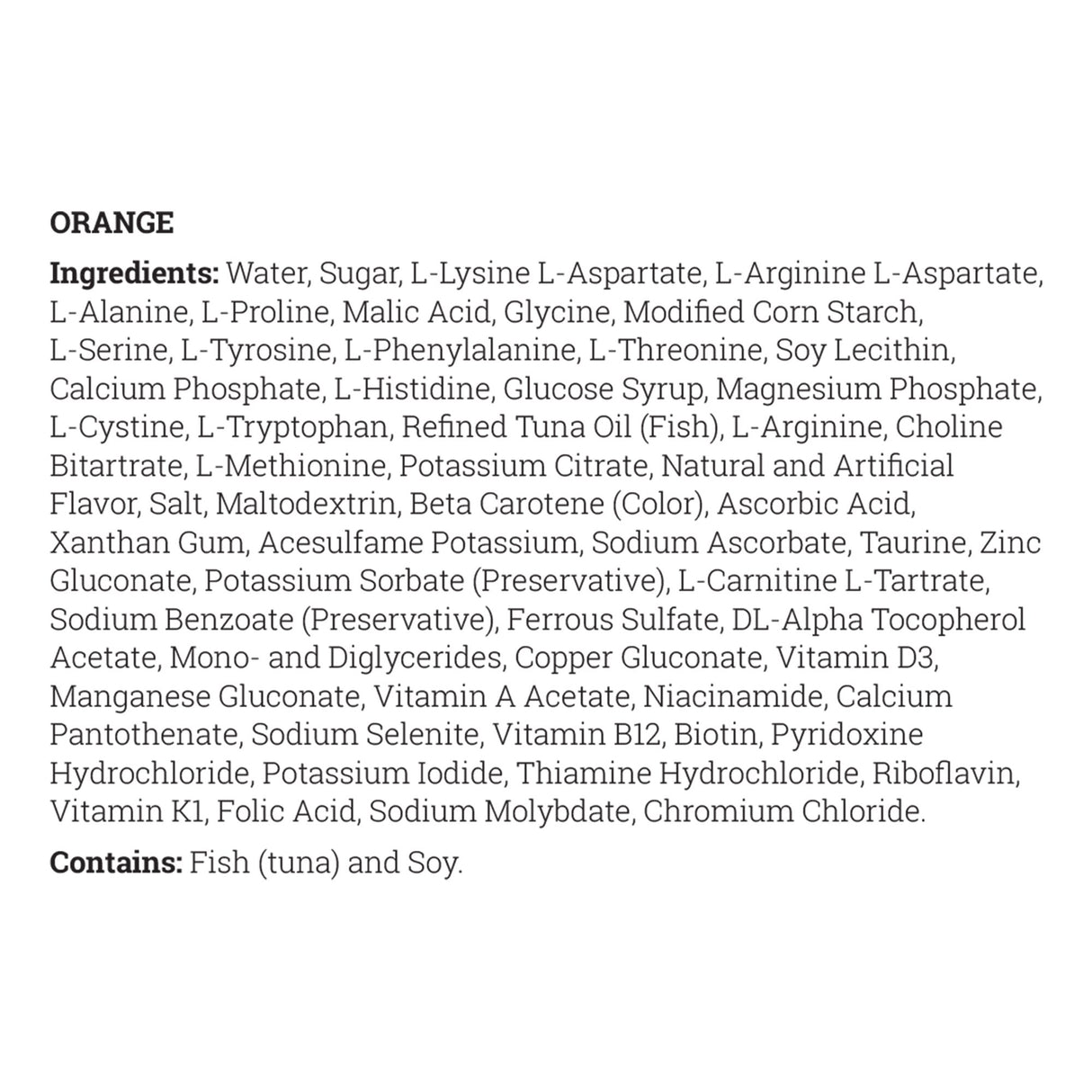 Oral Supplement MSUD cooler15™ Orange Flavor Liquid 130 mL Pouch - BeHope