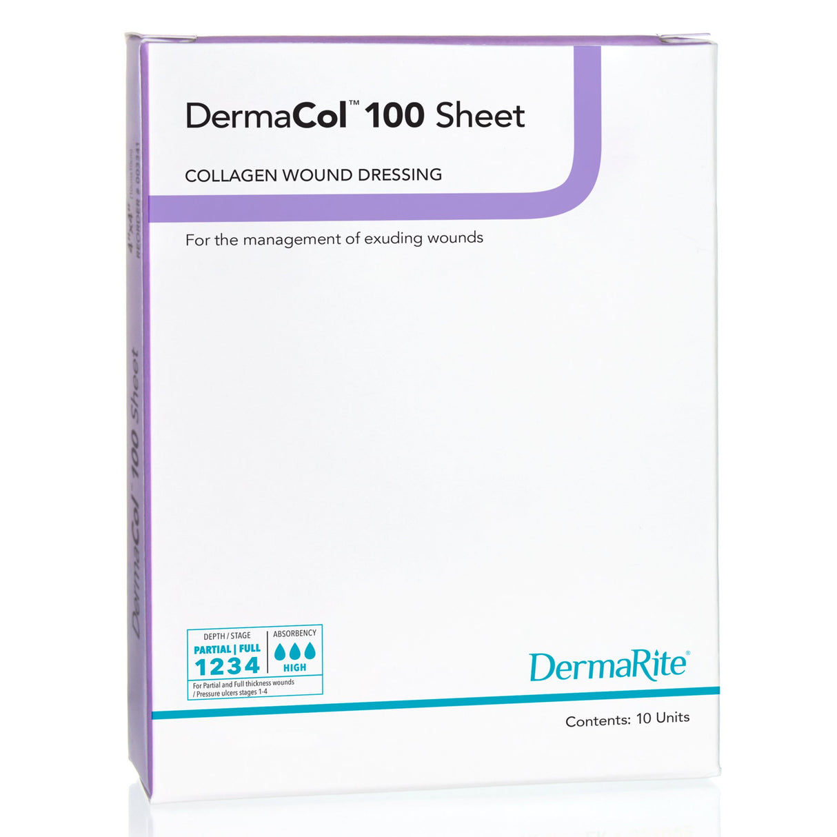 Collagen Dressing DermaColâ„¢ 100 2 X 2 Inch Square Sterile - BeHope
