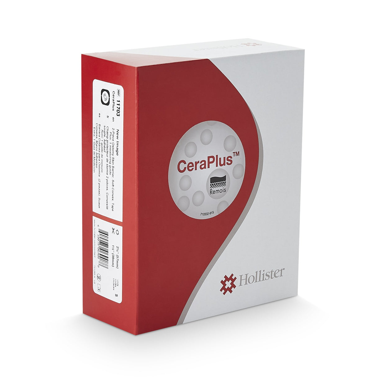Ostomy Barrier New Image™ Ceraplus™ Extended Wear Adhesive Tape Borders Ceramide Infused - BeHope