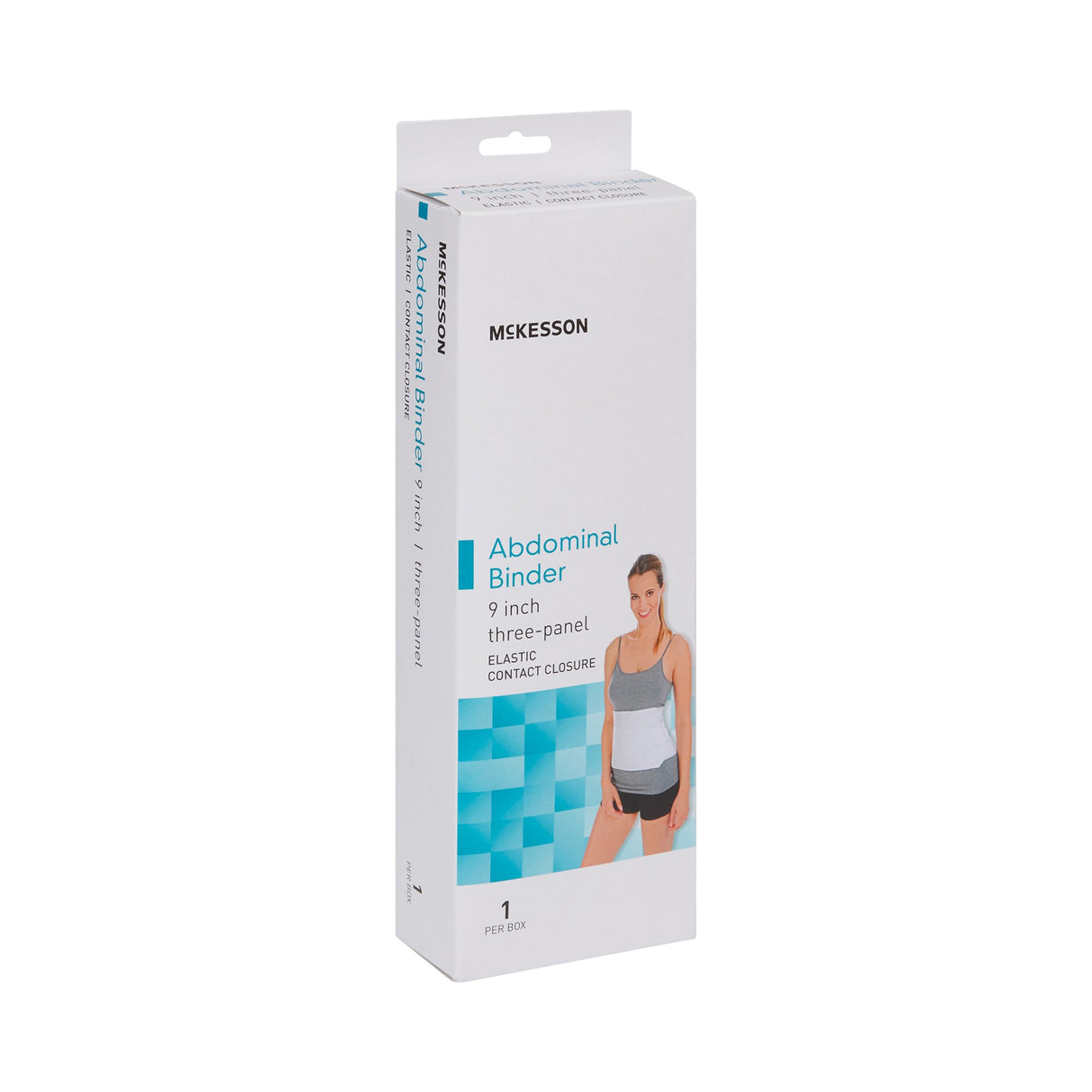 Abdominal Binder McKesson Medium / Large Hook and Loop Closure 45 to 62 Inch Waist Circumference 9 Inch Height Adult - BeHope