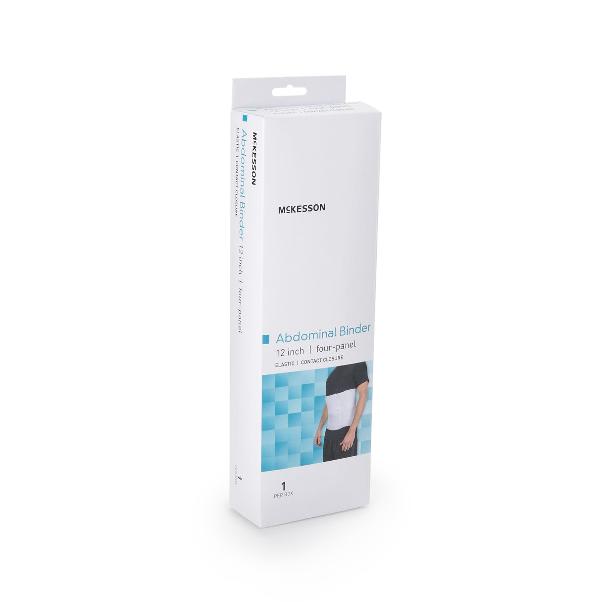 Abdominal Binder McKesson Small / Medium Hook and Loop Closure 30 to 45 Inch Waist Circumference 12 Inch Height Adult - BeHope