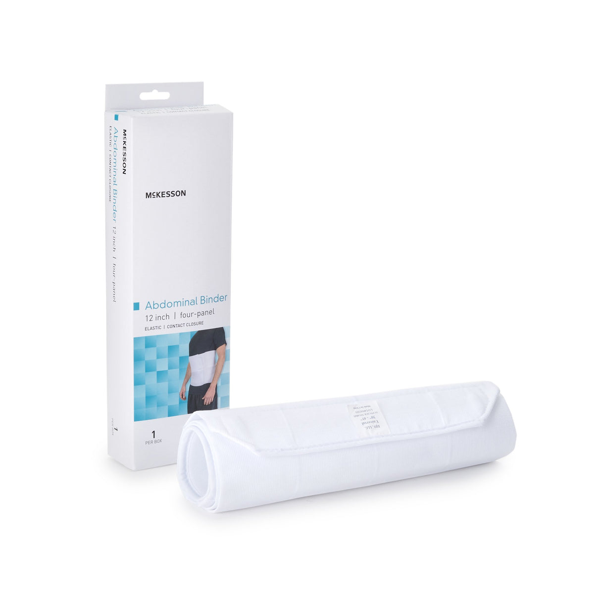Abdominal Binder McKesson Small / Medium Hook and Loop Closure 30 to 45 Inch Waist Circumference 12 Inch Height Adult - BeHope