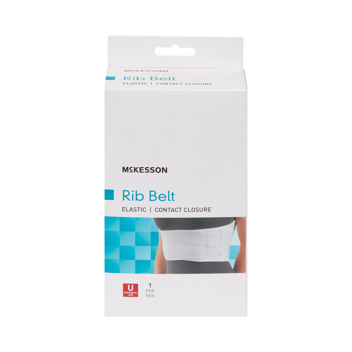 Rib Belt McKesson One Size Fits Most Hook and Loop Closure 28 to 50 Inch Waist Circumference 6 Inch Height Adult - BeHope