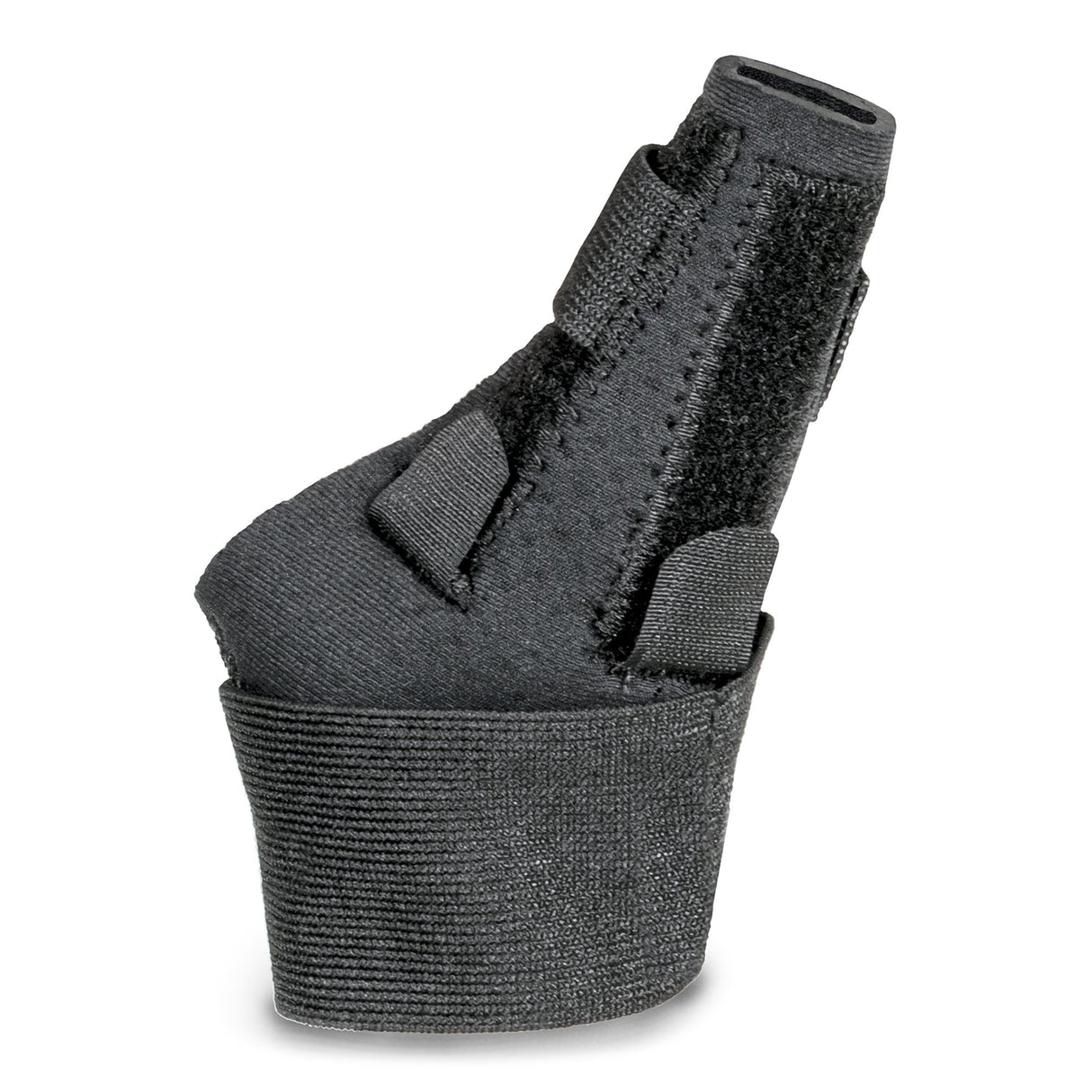 Wrist Brace with Thumb Spica McKesson Thumb Spica Nylon / Aluminum / Neoprene / Polyester / Spandex / Acrylic Left or Right Hand Black One Size Fits Most - BeHope