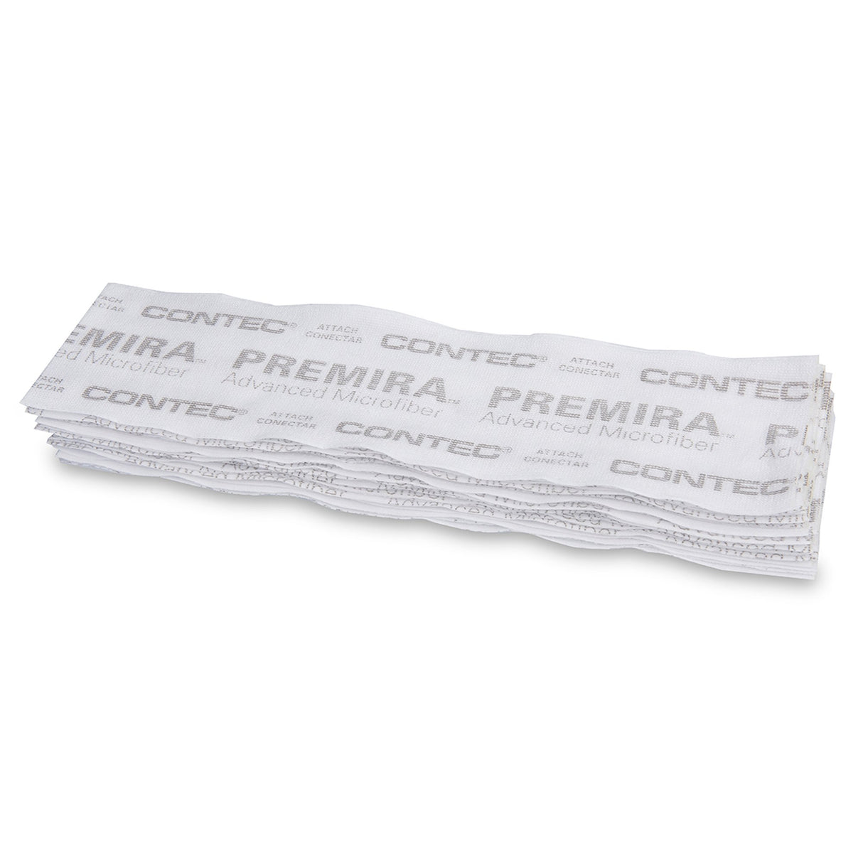 Wet Mop Pad Contec® Premira® II White Microfiber Disposable - BeHope