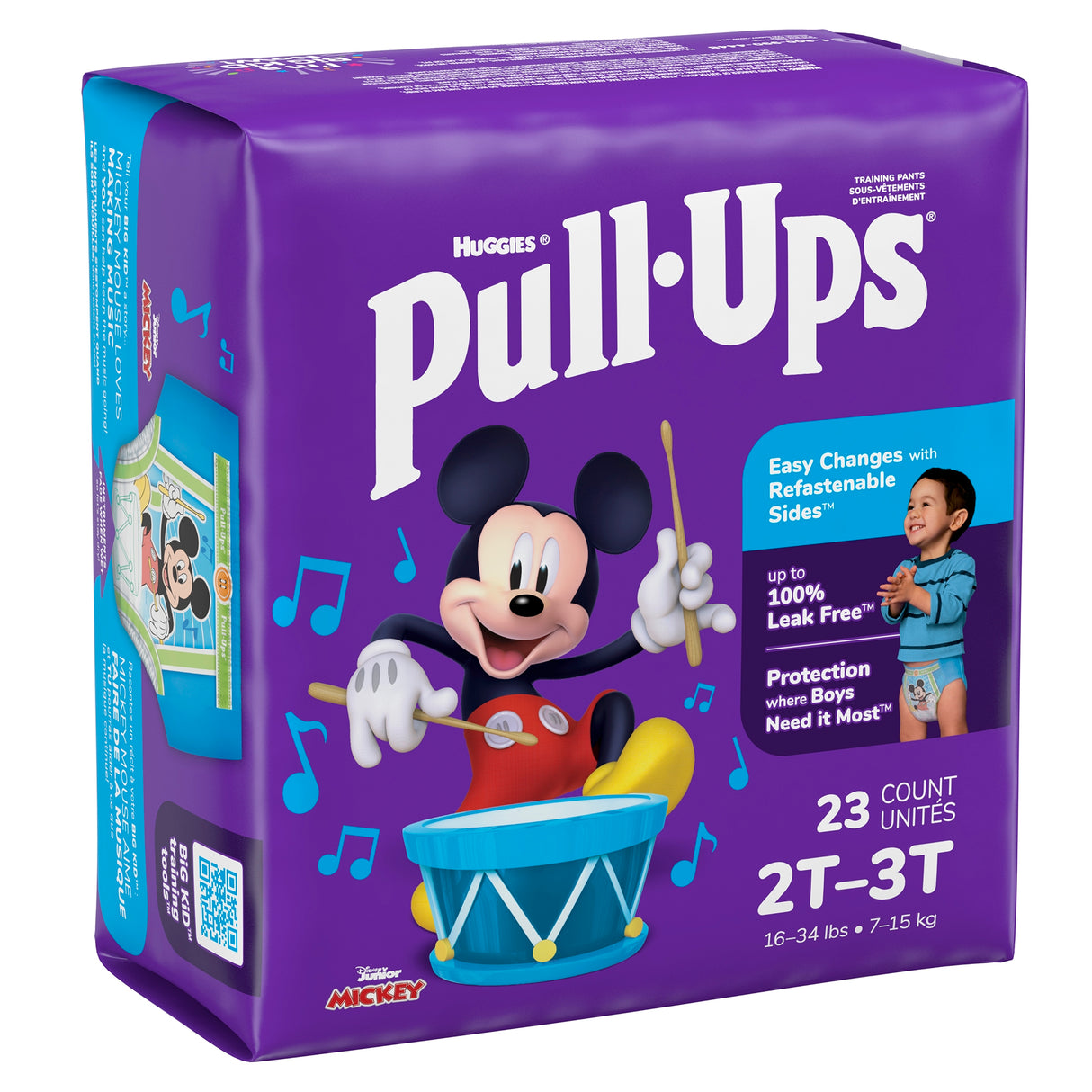 Toddler Training Pants Pull-ups® Soft Breathable Potty Training Refastenable Sides Moderate Absorbency - BeHope