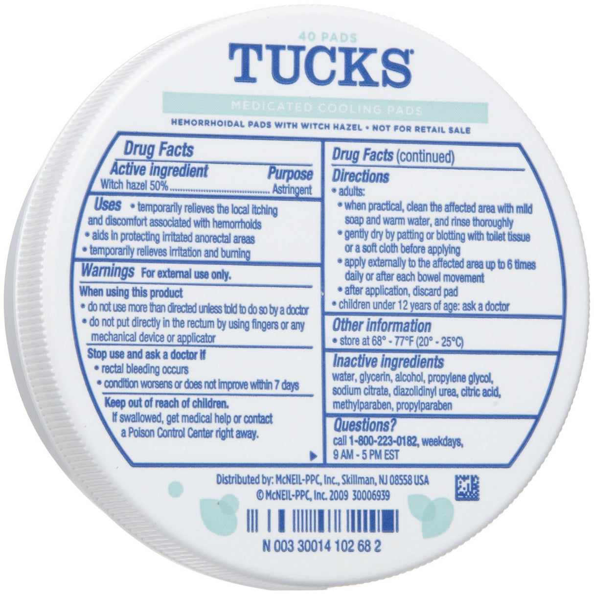 Tucks® Medicated Pads for Hemorrhoid Relief and Soothing - BeHope