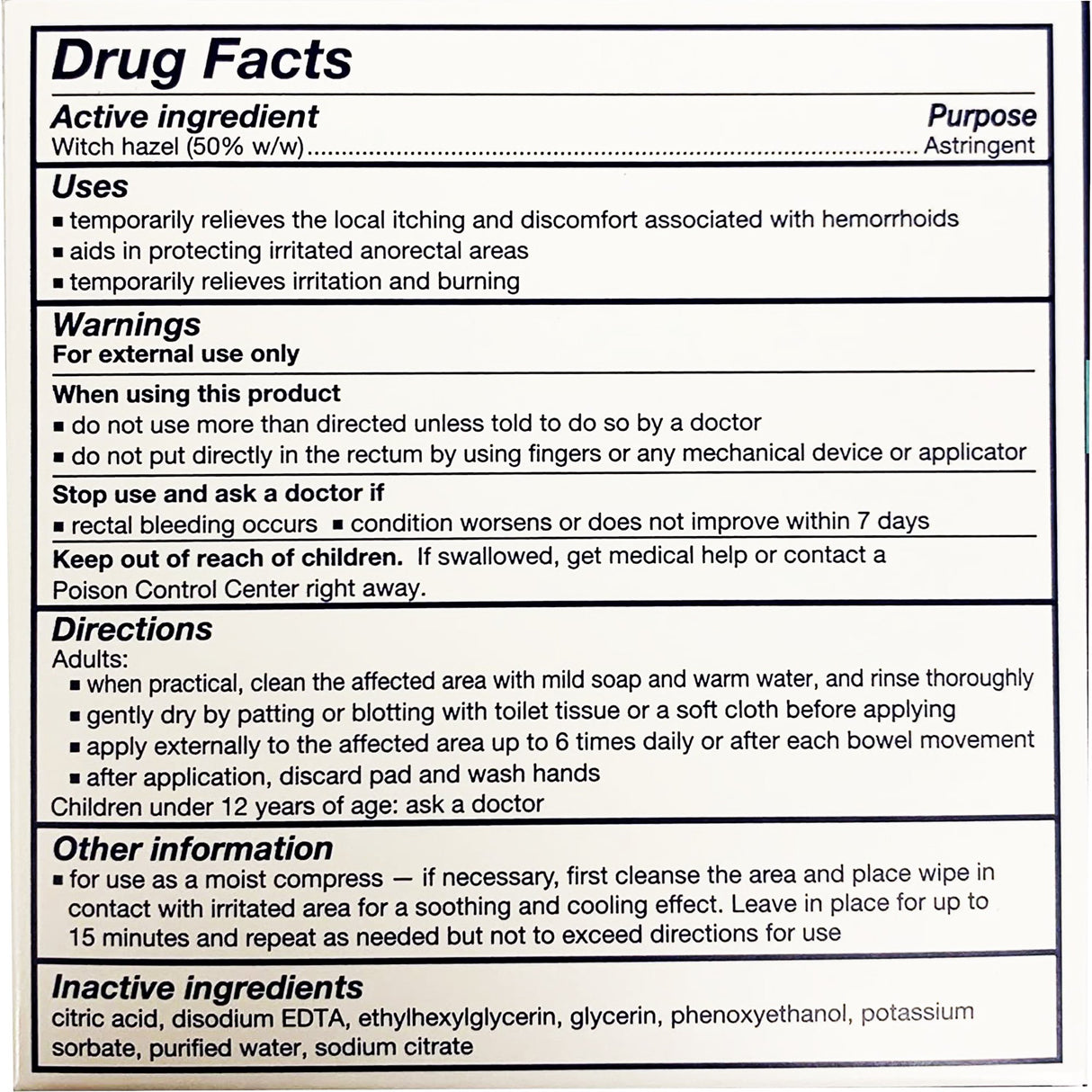 Tucks® Medicated Pads for Hemorrhoid Relief and Soothing - BeHope