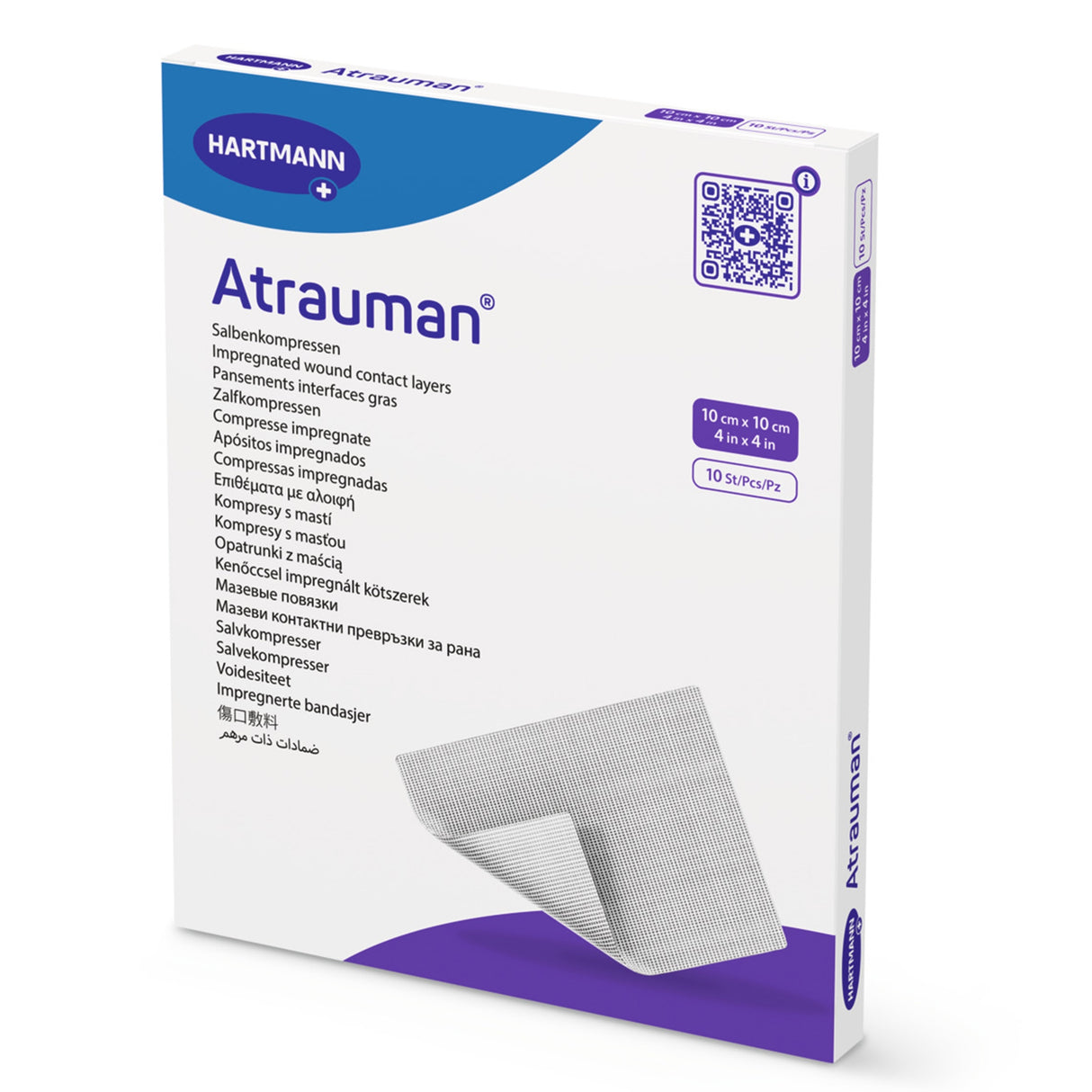 Impregnated Contact Layer Dressing Atrauman® 4 X 4 Inch Sterile - BeHope