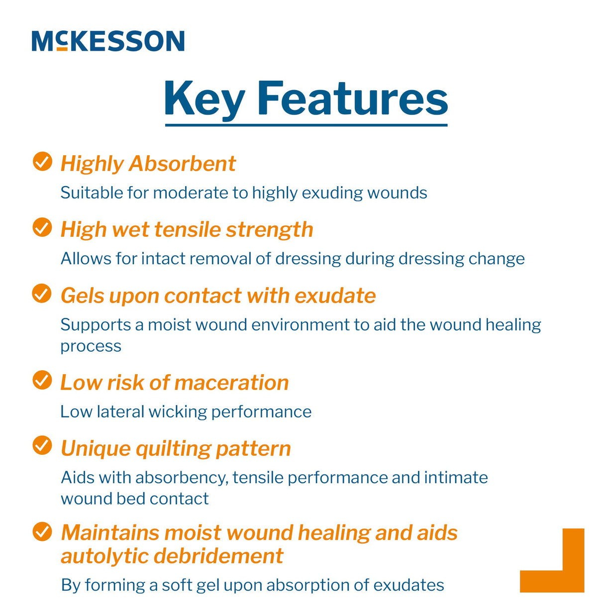 Silver Gelling Fiber Dressing Mckesson Sterile for Microbial Exudate Management - BeHope